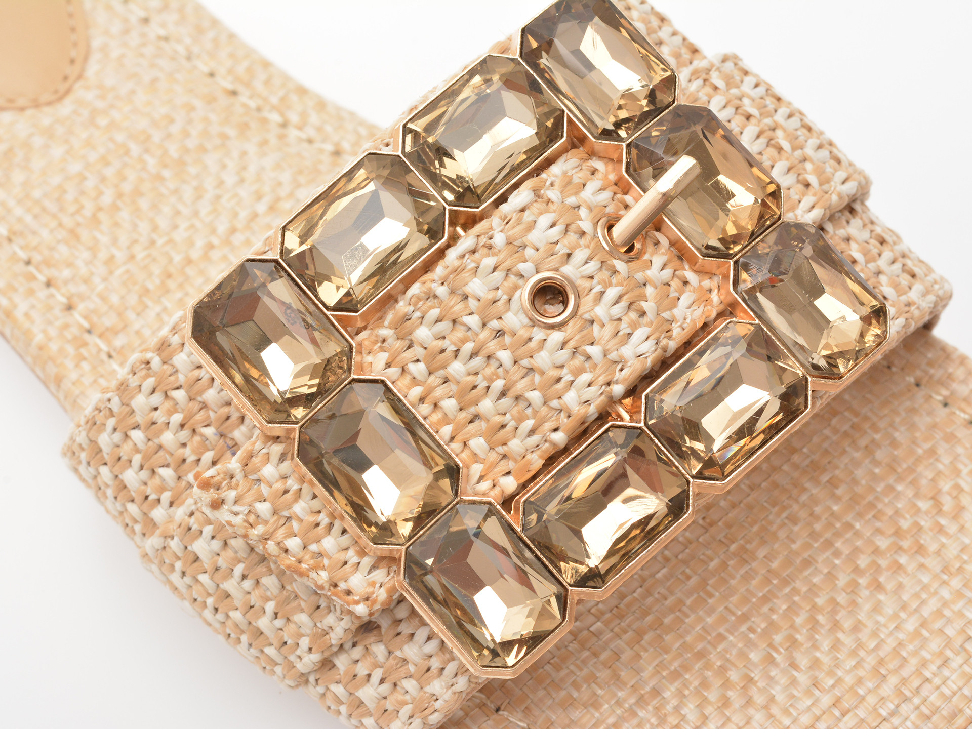 Papuci EPICA bej, 70420, din piele ecologica