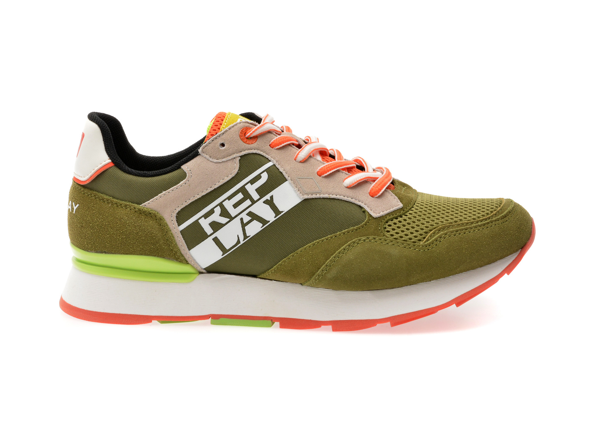 Pantofi sport REPLAY verzi, MS6800L, din material textil