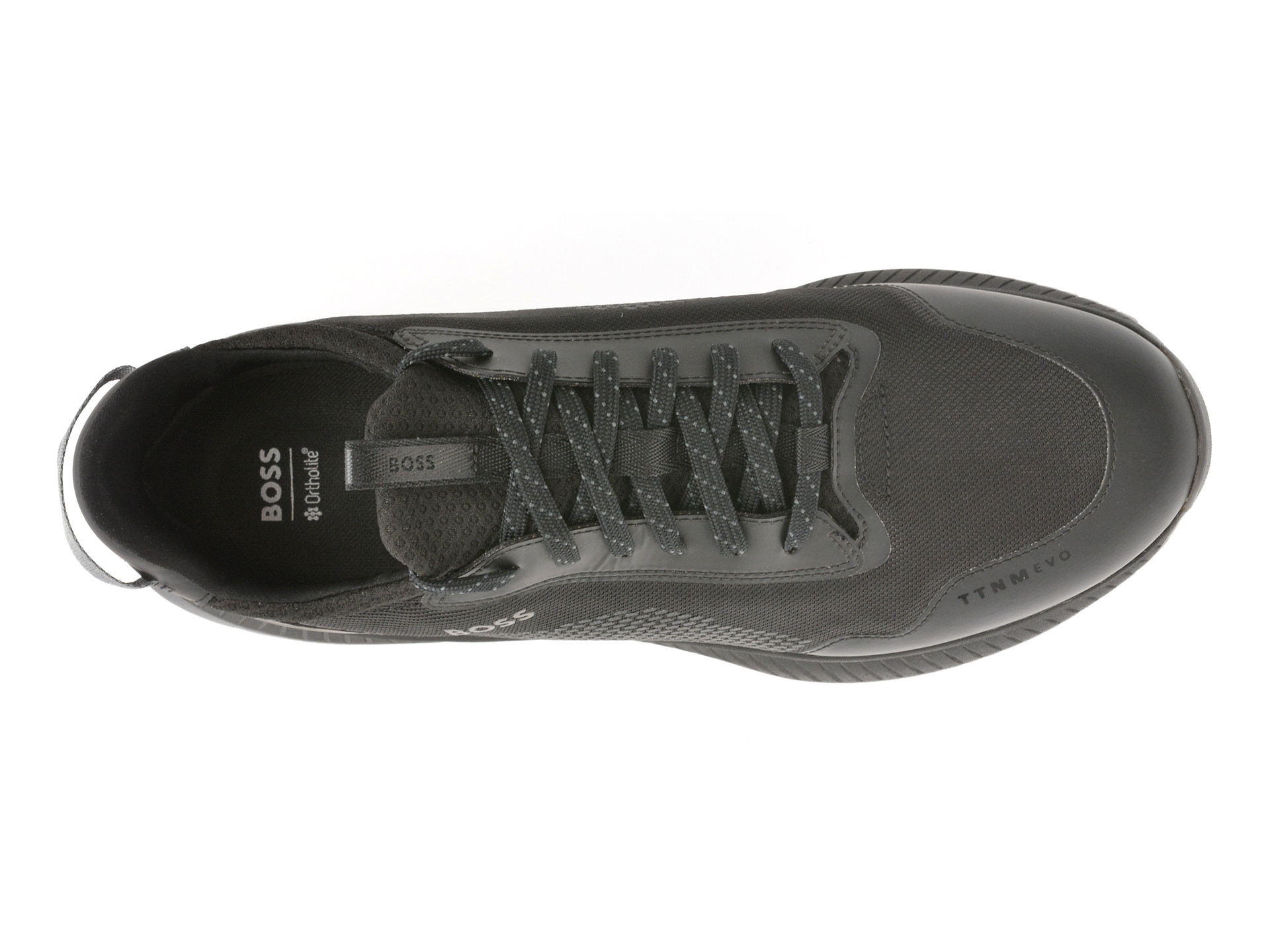 Pantofi sport BOSS negri, 8700, din material textil