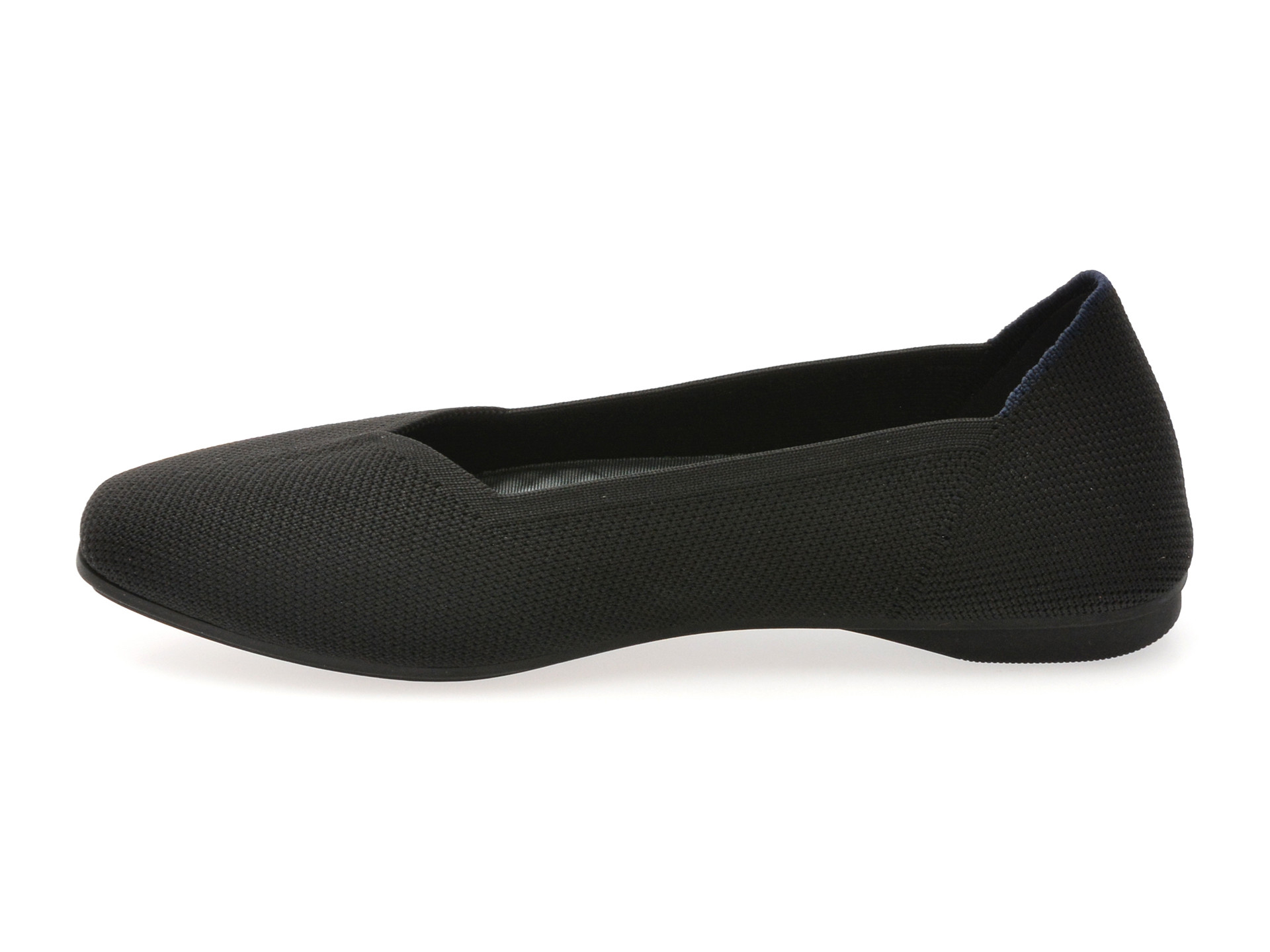 Balerini IMAGE negri, MS0928, din material textil