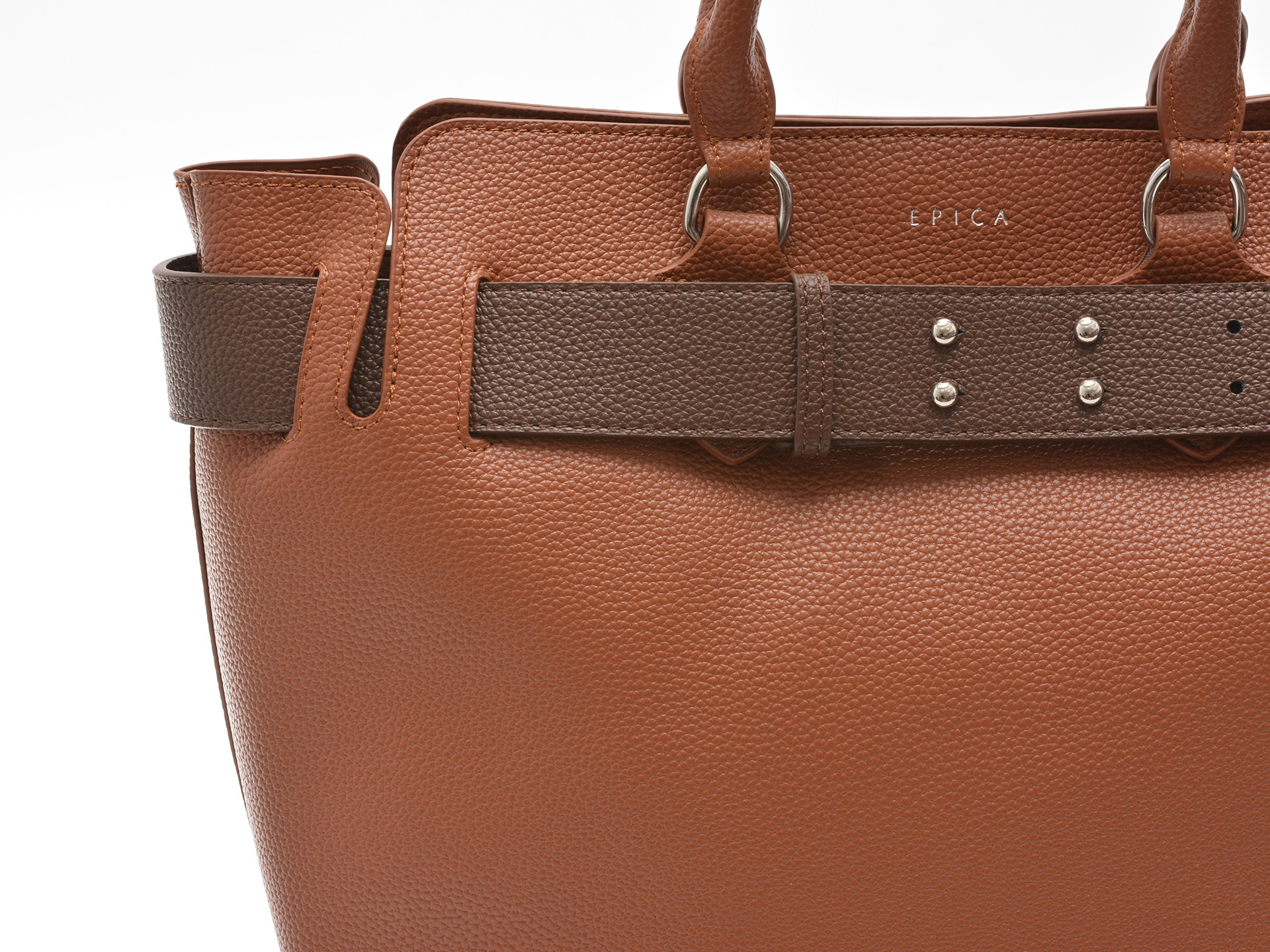 Genti EPICA maro, 612, din piele ecologica