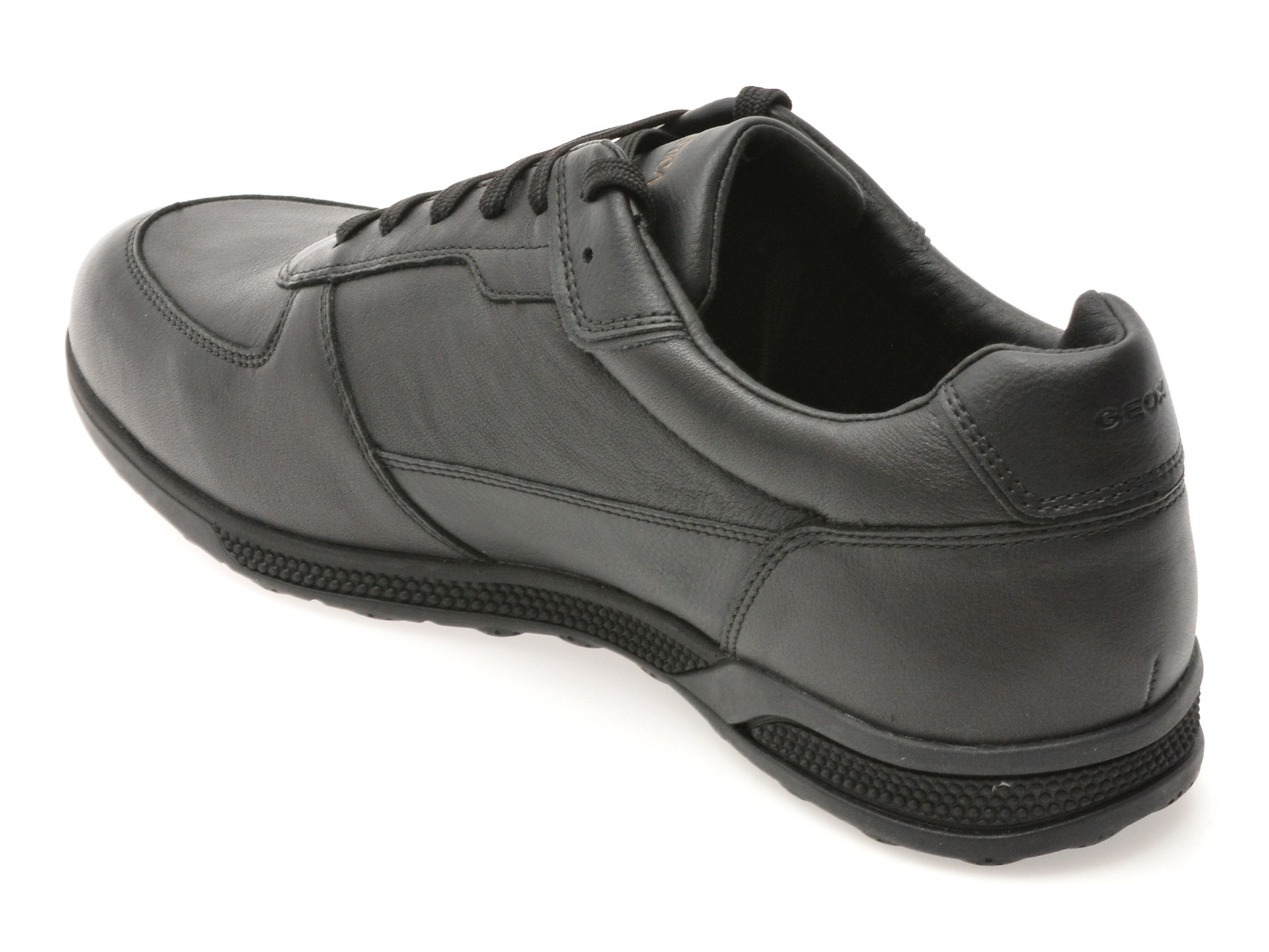 Pantofi sport GEOX negri, U56MTB, din piele naturala