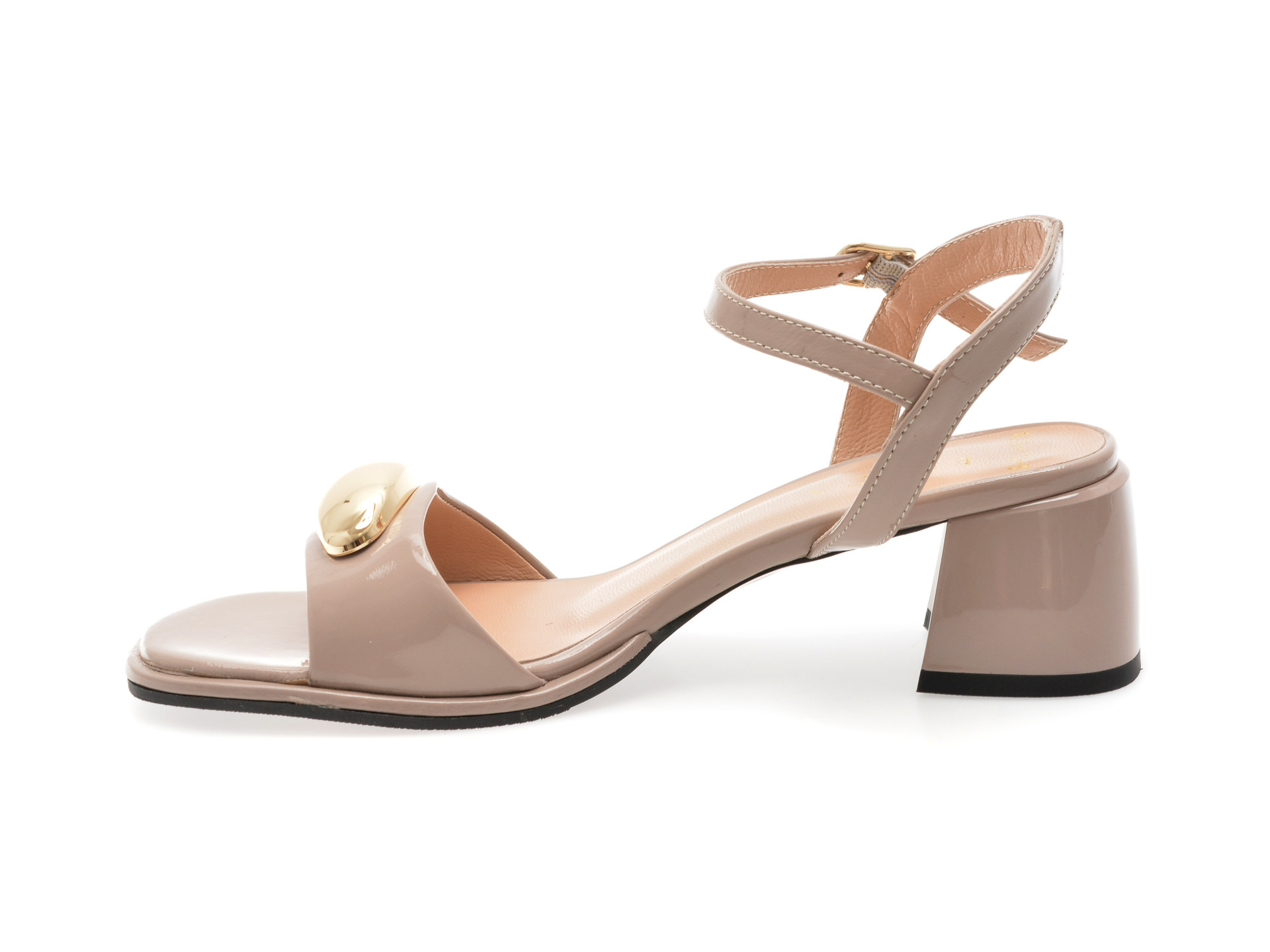 Sandale EPICA nude, 6020255, din piele naturala lacuita