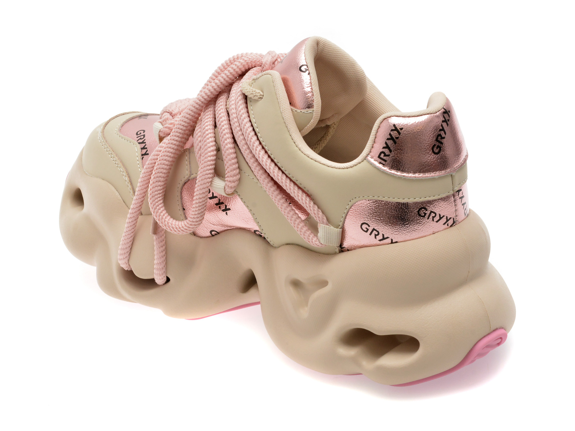 Pantofi sport GRYXX bej, 80282, din piele ecologica