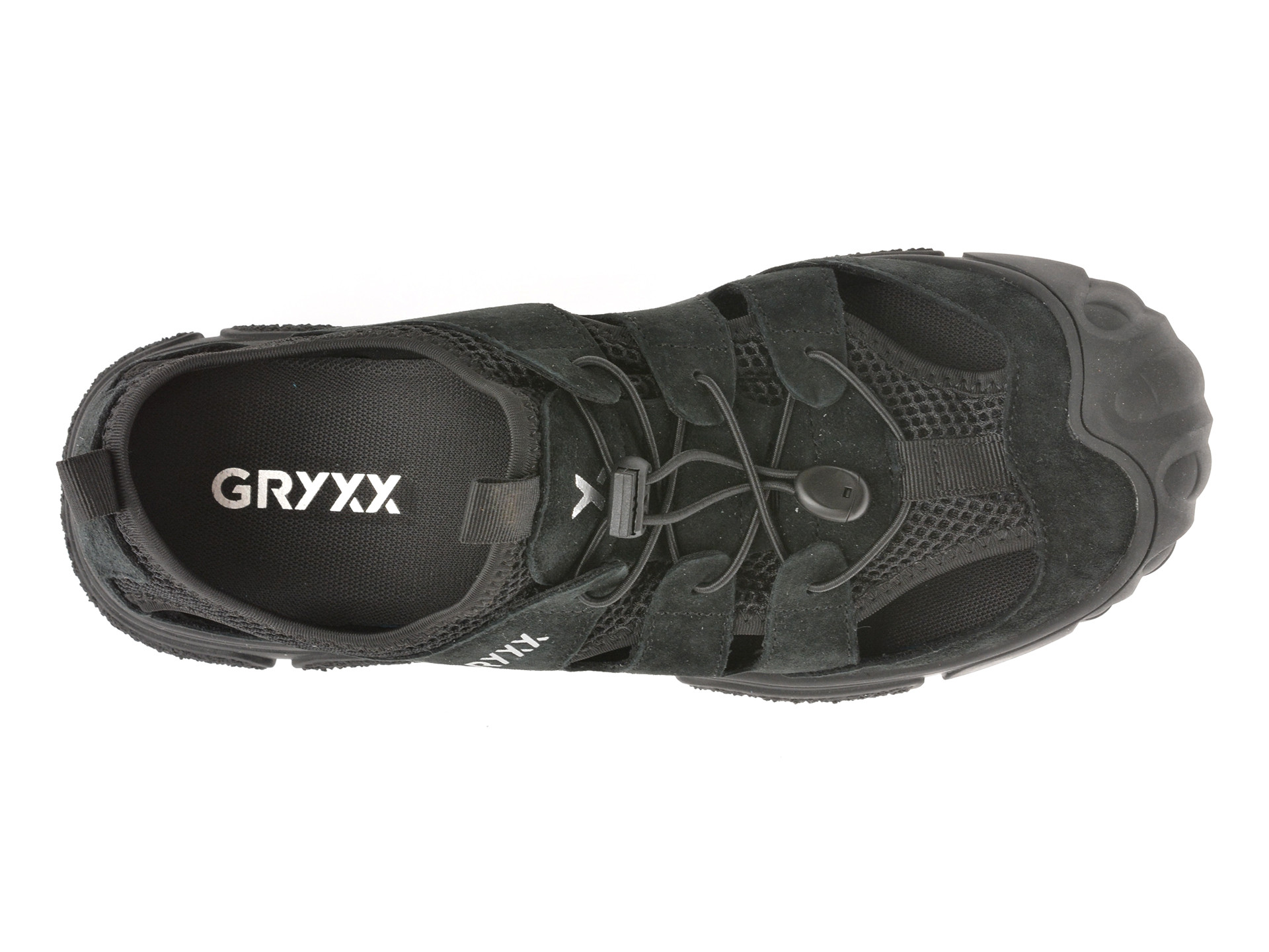 Pantofi GRYXX negri, 240126, din material textil