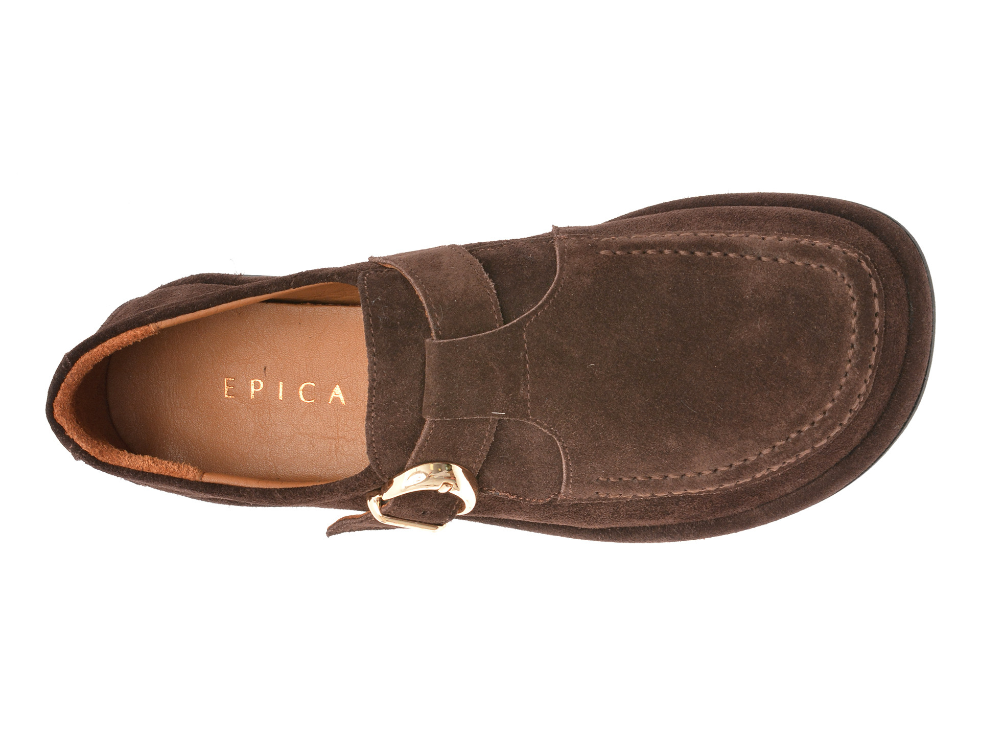Pantofi EPICA maro, 2184038, din piele intoarsa