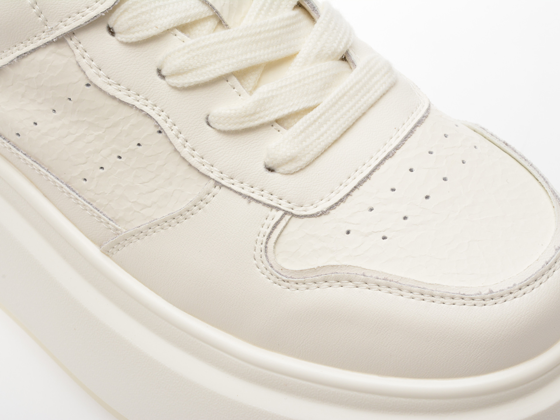 Pantofi sport EPICA albi, 556, din piele naturala