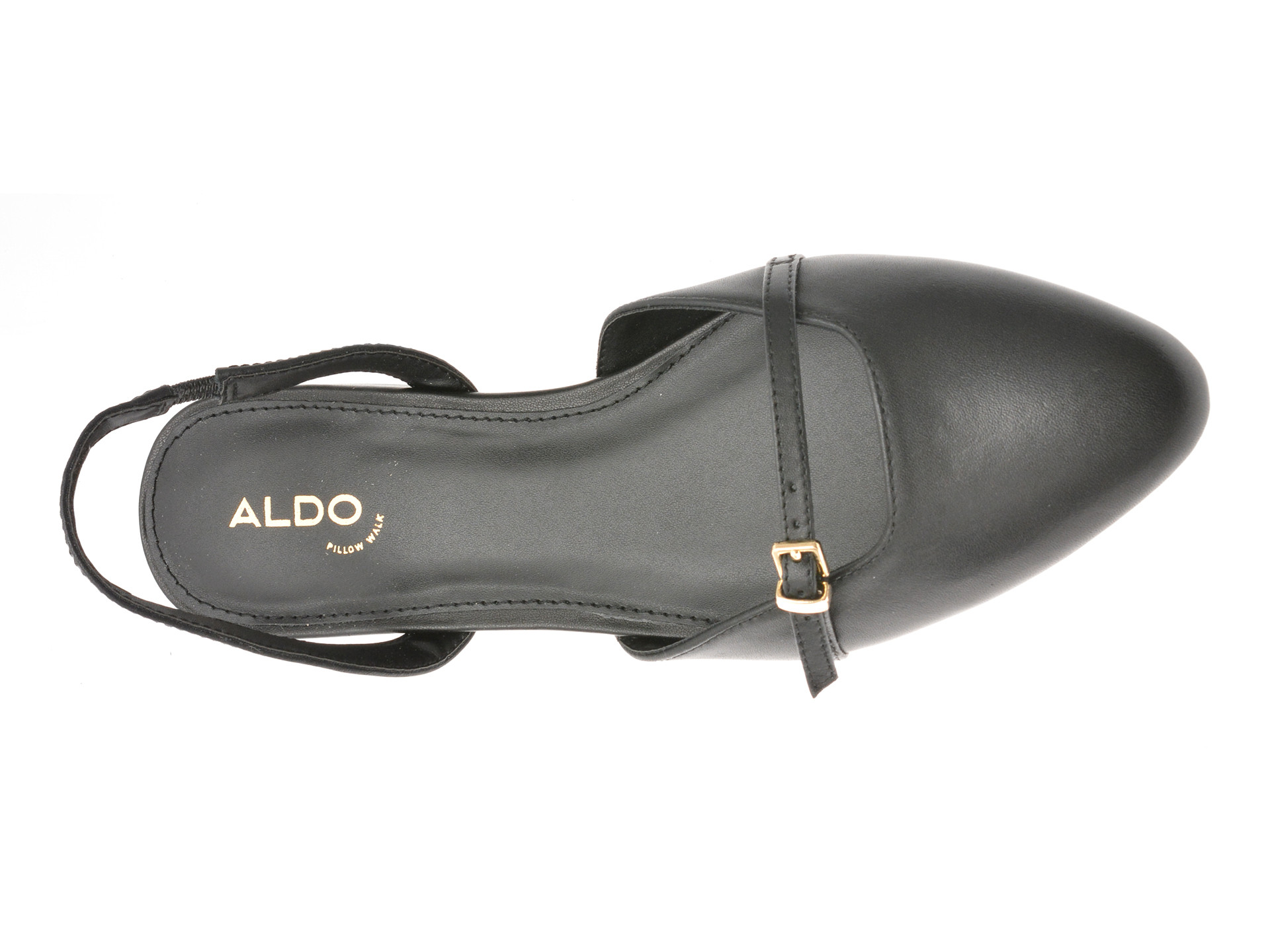 Pantofi ALDO negri, FLINTSTONE 001, din piele naturala