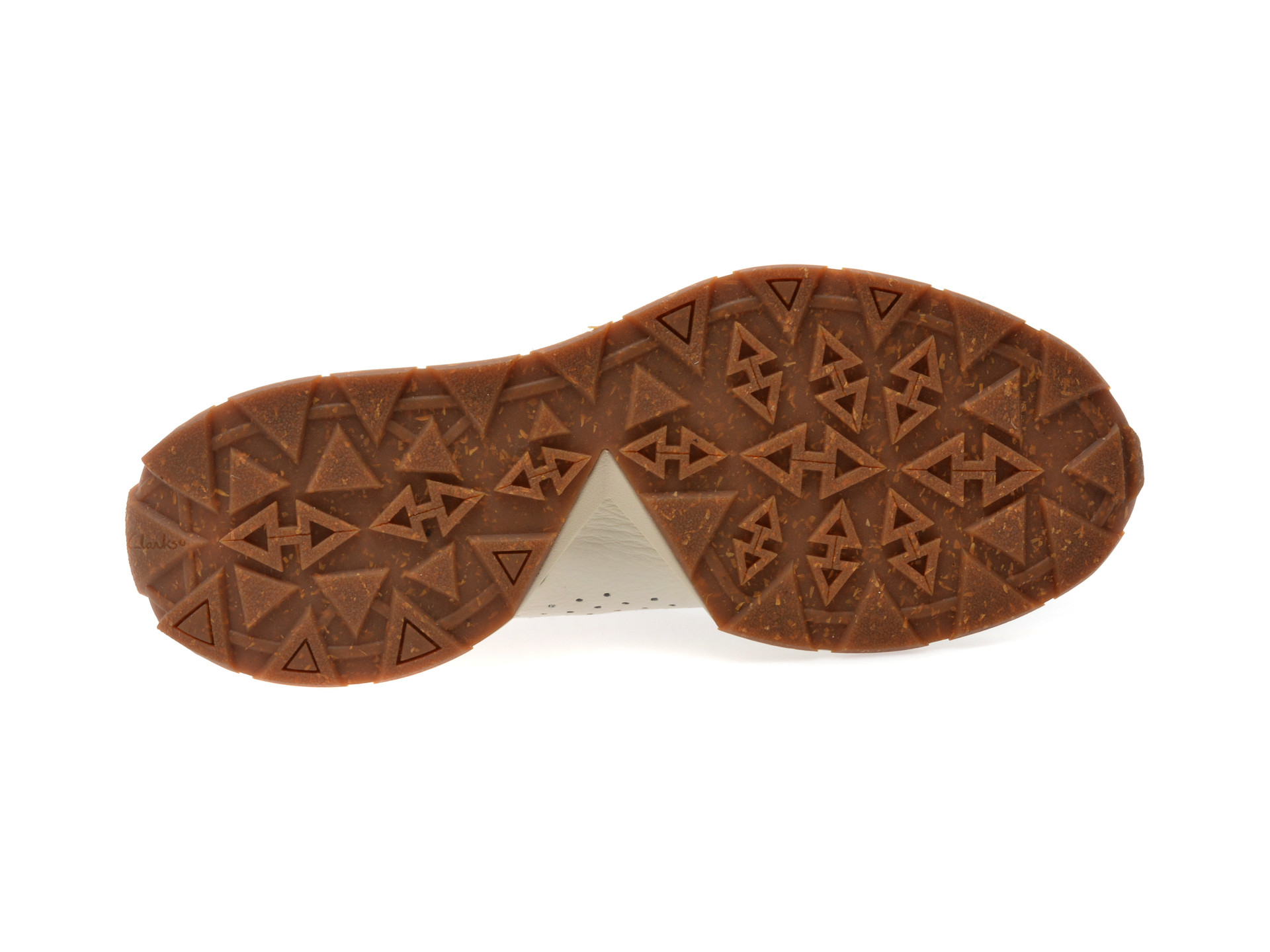 Pantofi sport CLARKS albi, CRAFT SPEED, din piele naturala