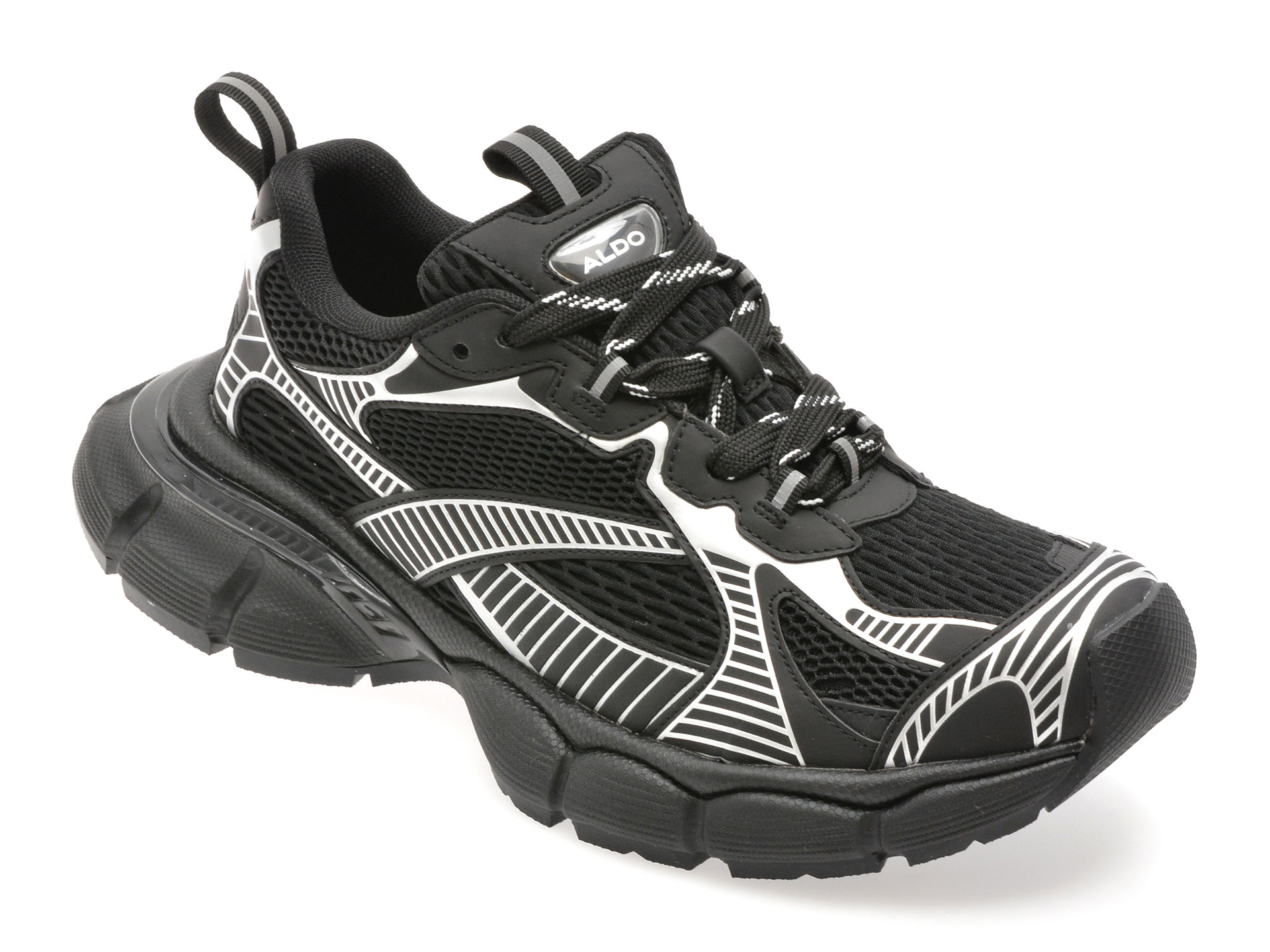 Pantofi sport ALDO negri, JENSEN 001, din material textil