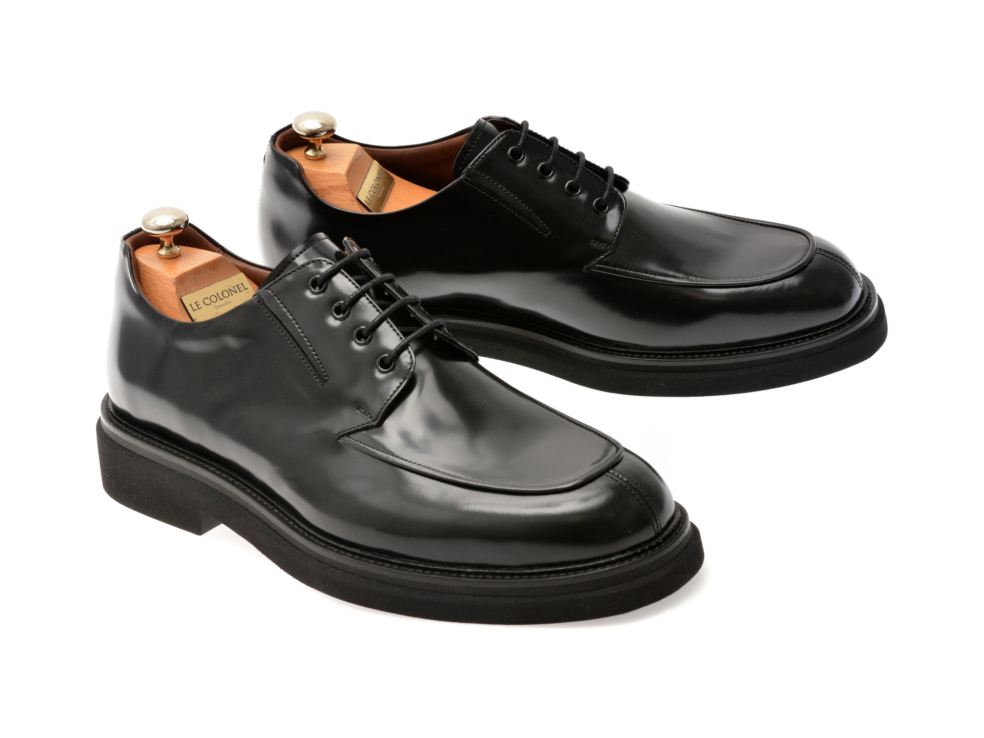 Pantofi eleganti LE COLONEL negri, 74604, din piele naturala
