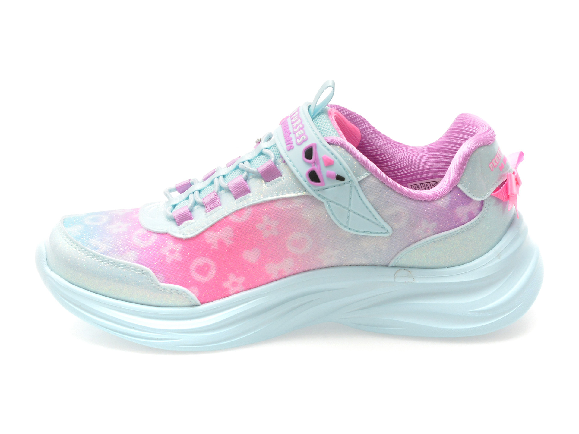 Pantofi sport SKECHERS albastri, POWER JAMS 2.0, din material textil