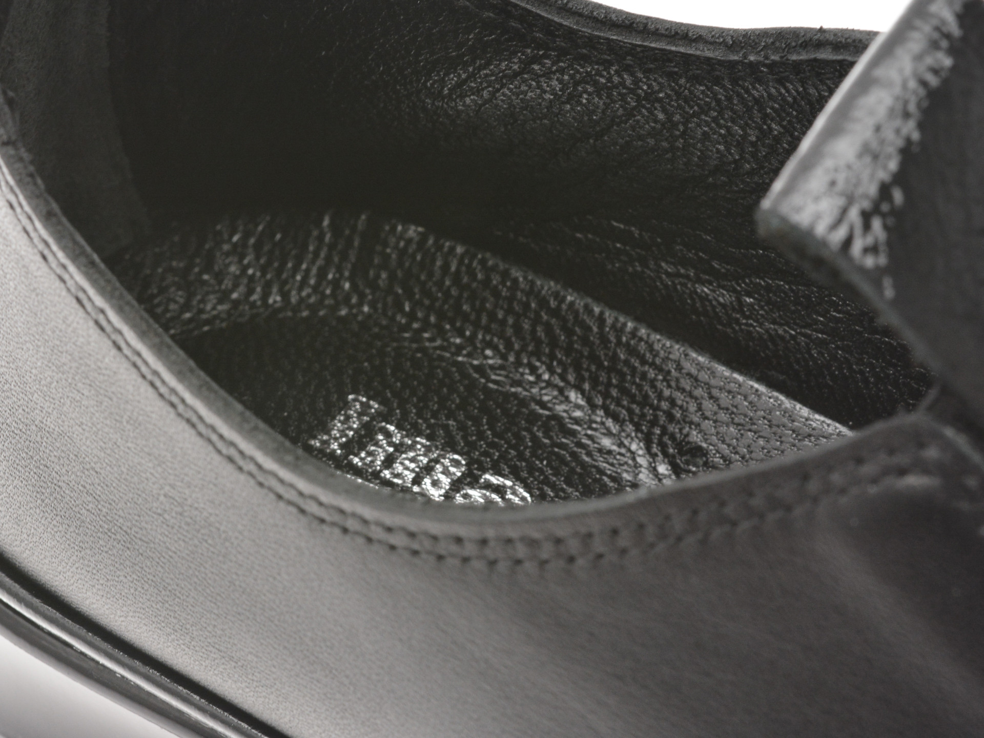 Pantofi IMAGE negri, 1066015, din piele naturala