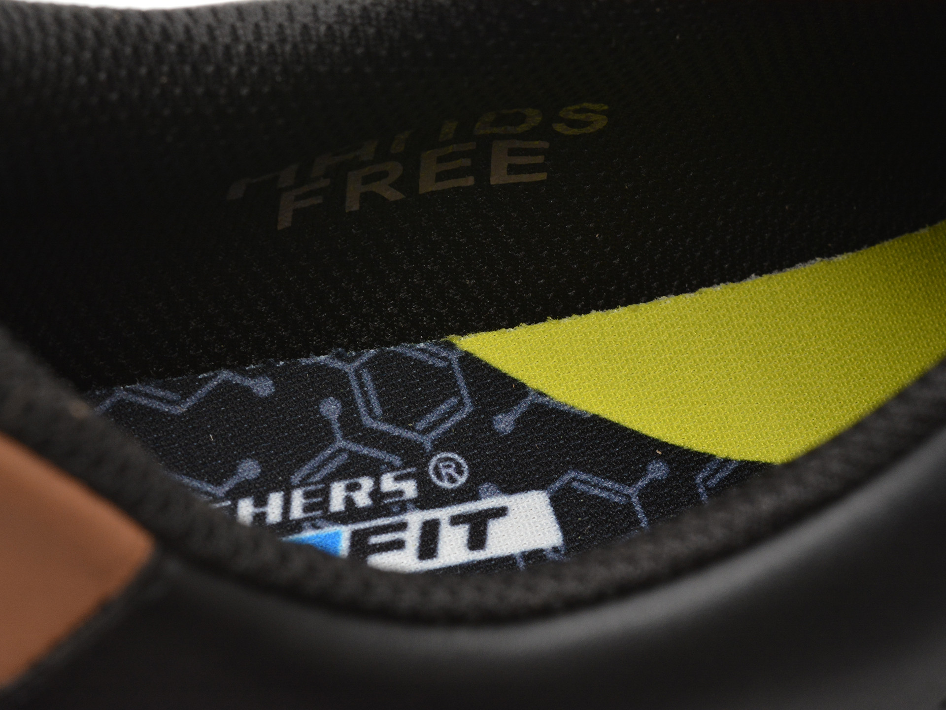 Pantofi sport SKECHERS negri, OWEN, din piele ecologica