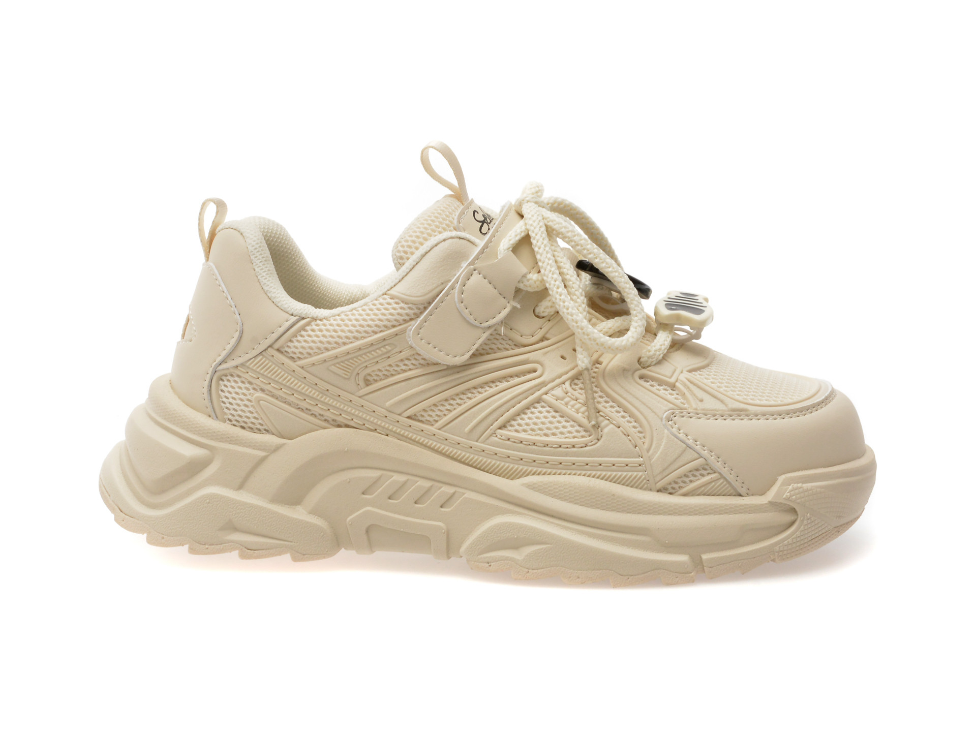 Pantofi sport SELECTION KIDS albi, 2510, din material textil