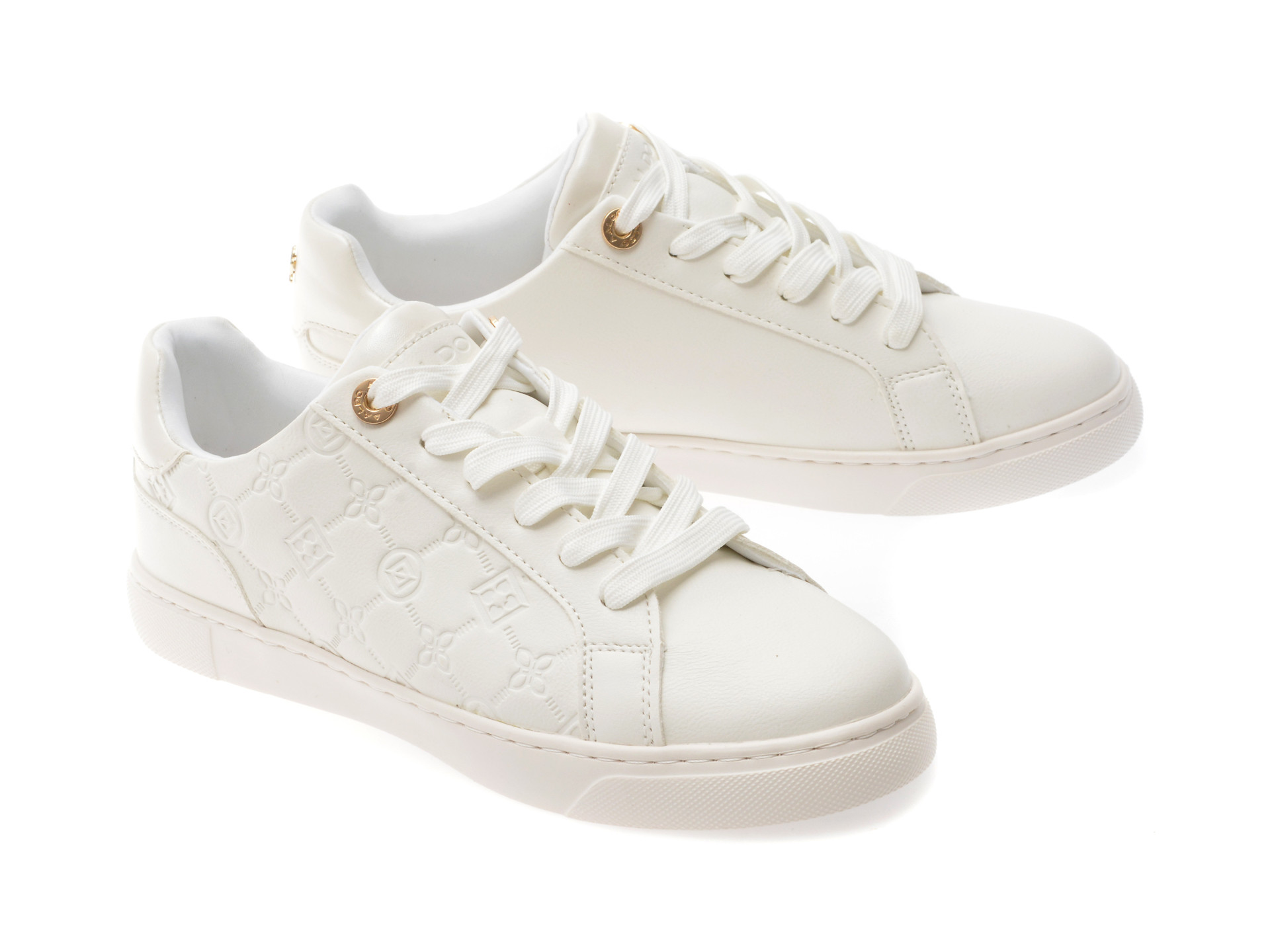 Pantofi sport ALDO albi, CLUBLUX 100, din piele ecologica