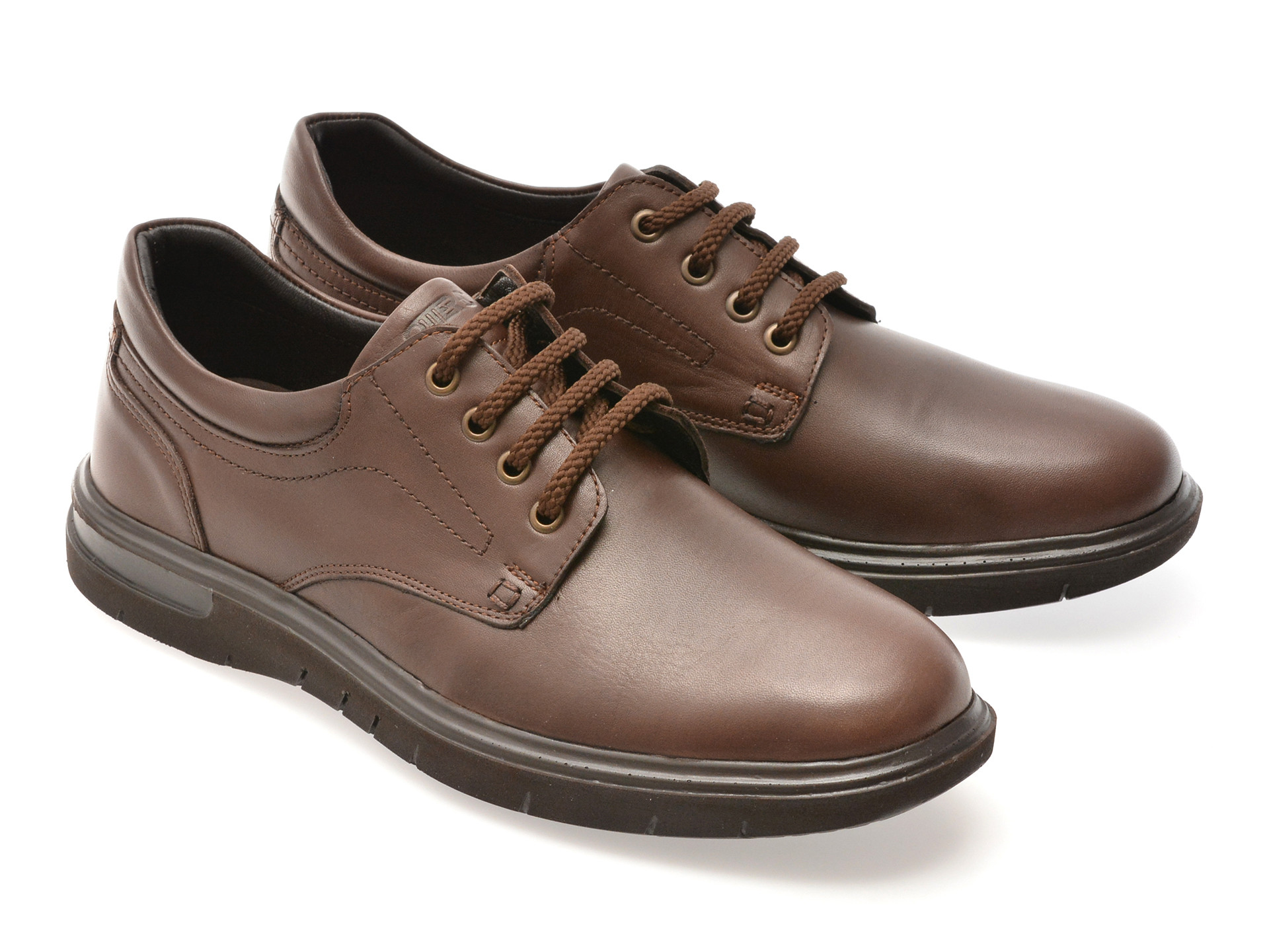 Pantofi OTTER maro, 2804, din piele naturala