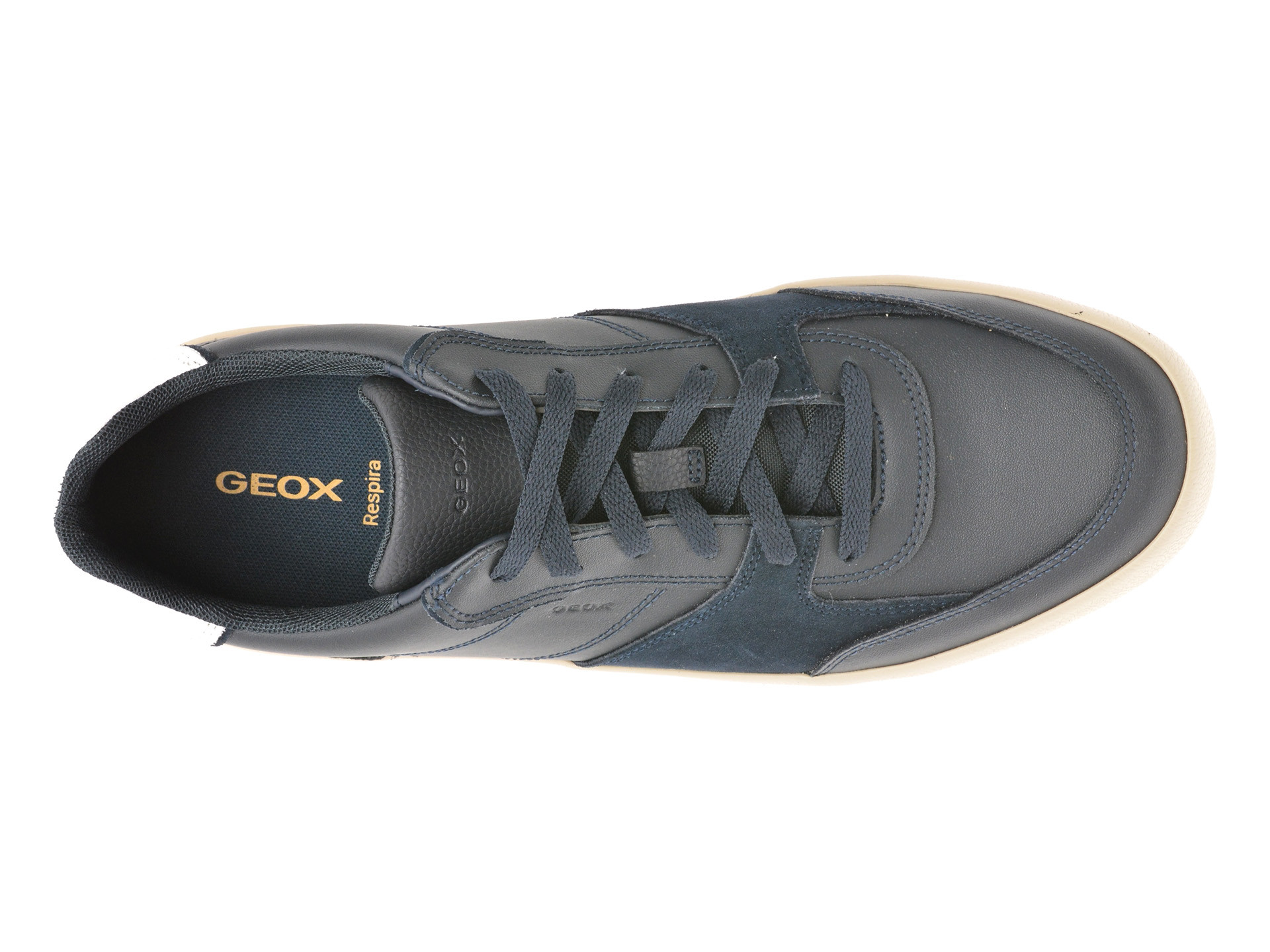 Pantofi sport GEOX bleumarin, U55BUB, din piele naturala