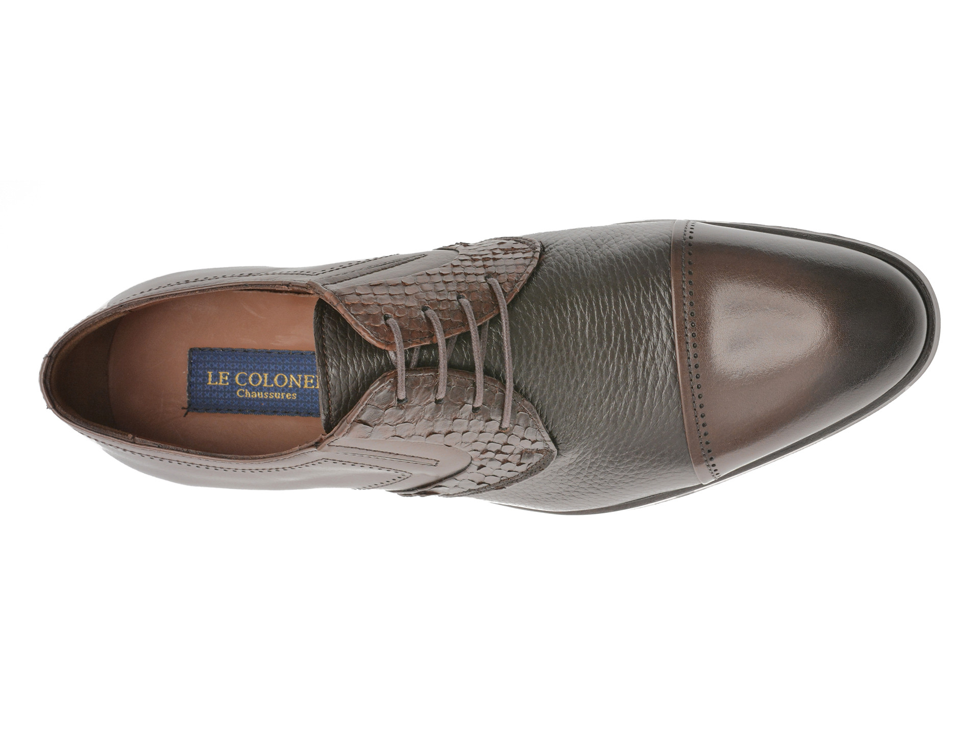 Pantofi eleganti LE COLONEL maro, 32724, din piele naturala