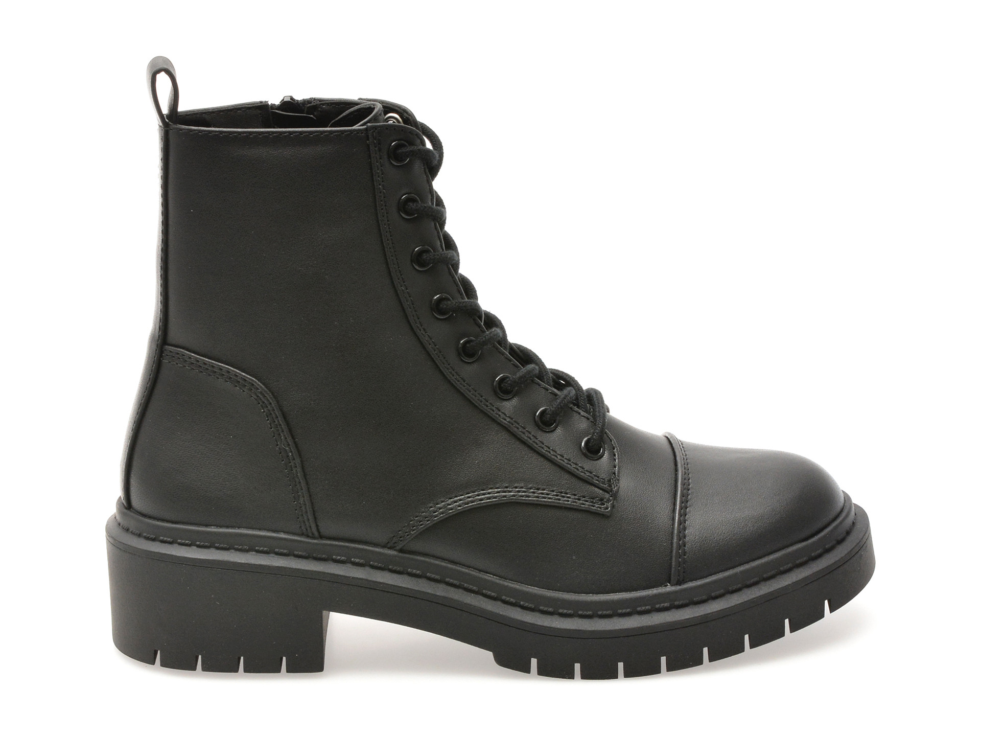 Bocanci ALDO negri, GOER 001, din piele ecologica