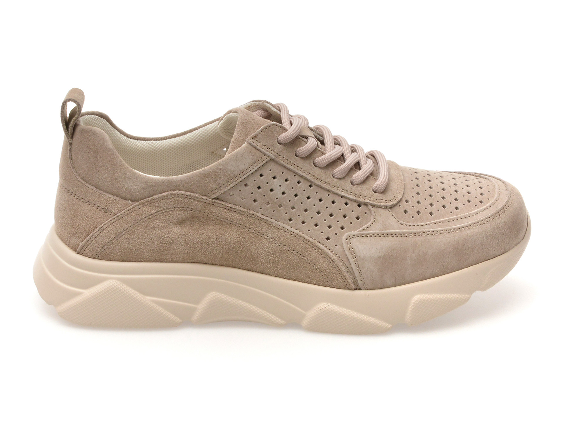 Pantofi sport EPICA gri, 18029, din nabuc