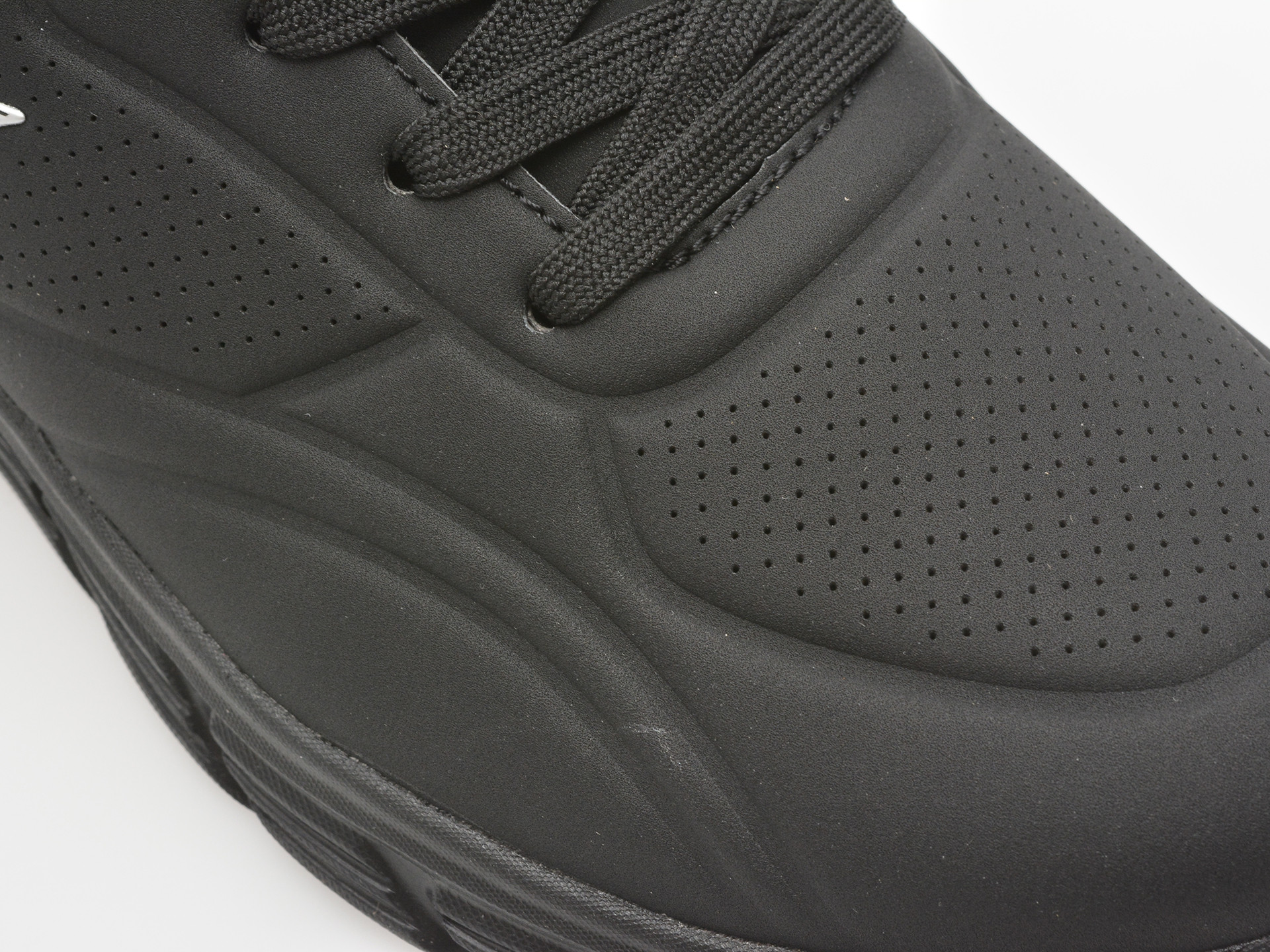 Pantofi sport SKECHERS negri, BOBS B FLEX LO, din piele ecologica