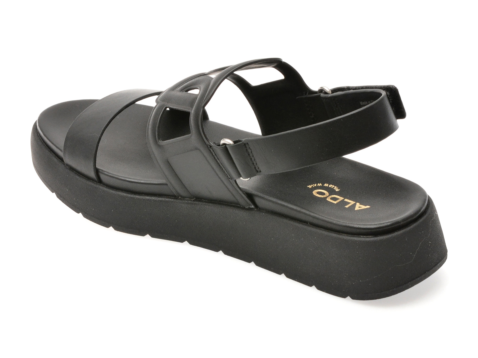 Sandale ALDO negre, ONUVIA 001, din piele naturala