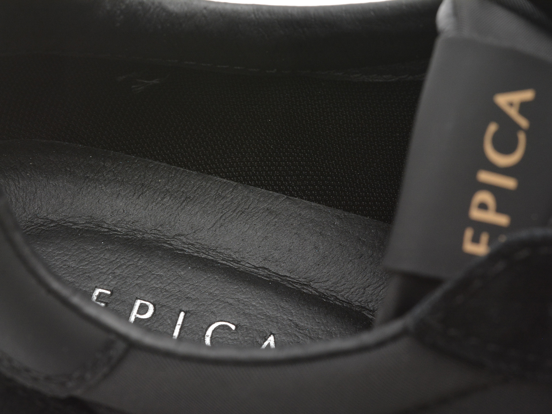 Pantofi sport EPICA negri, 110016, din material textil