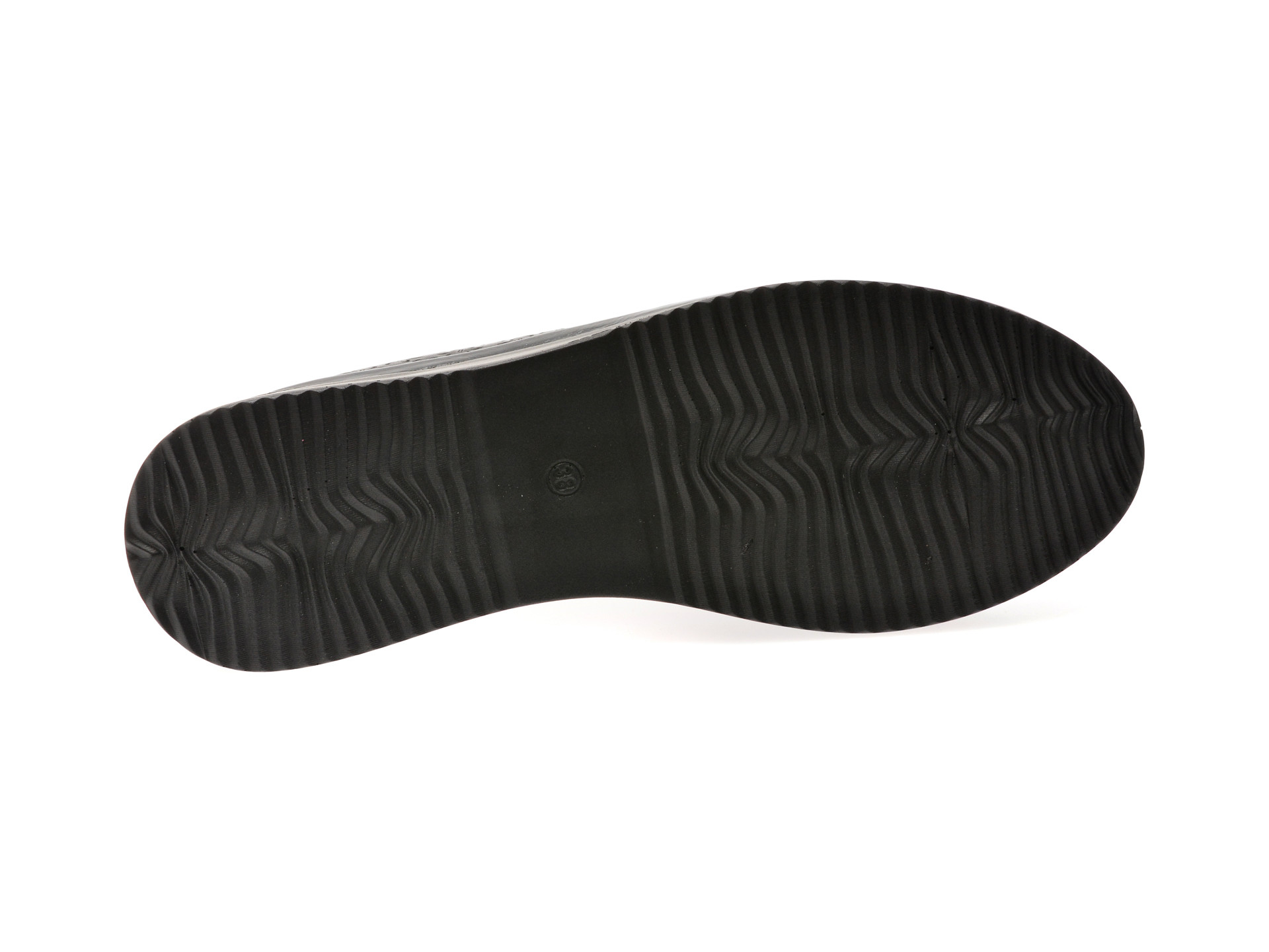 Pantofi IMAGE negri, 10619Z7, din piele naturala