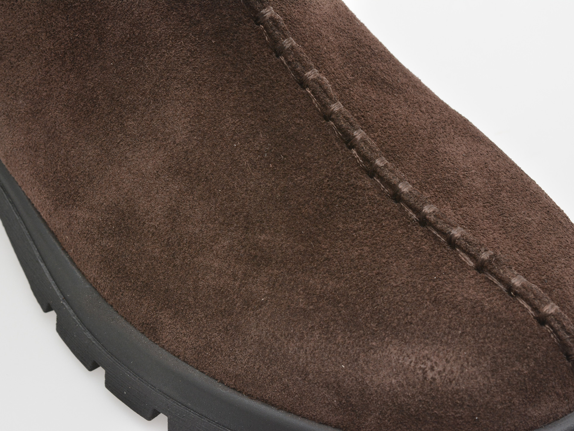 Ghete IMAGE maro, 208300, din piele intoarsa