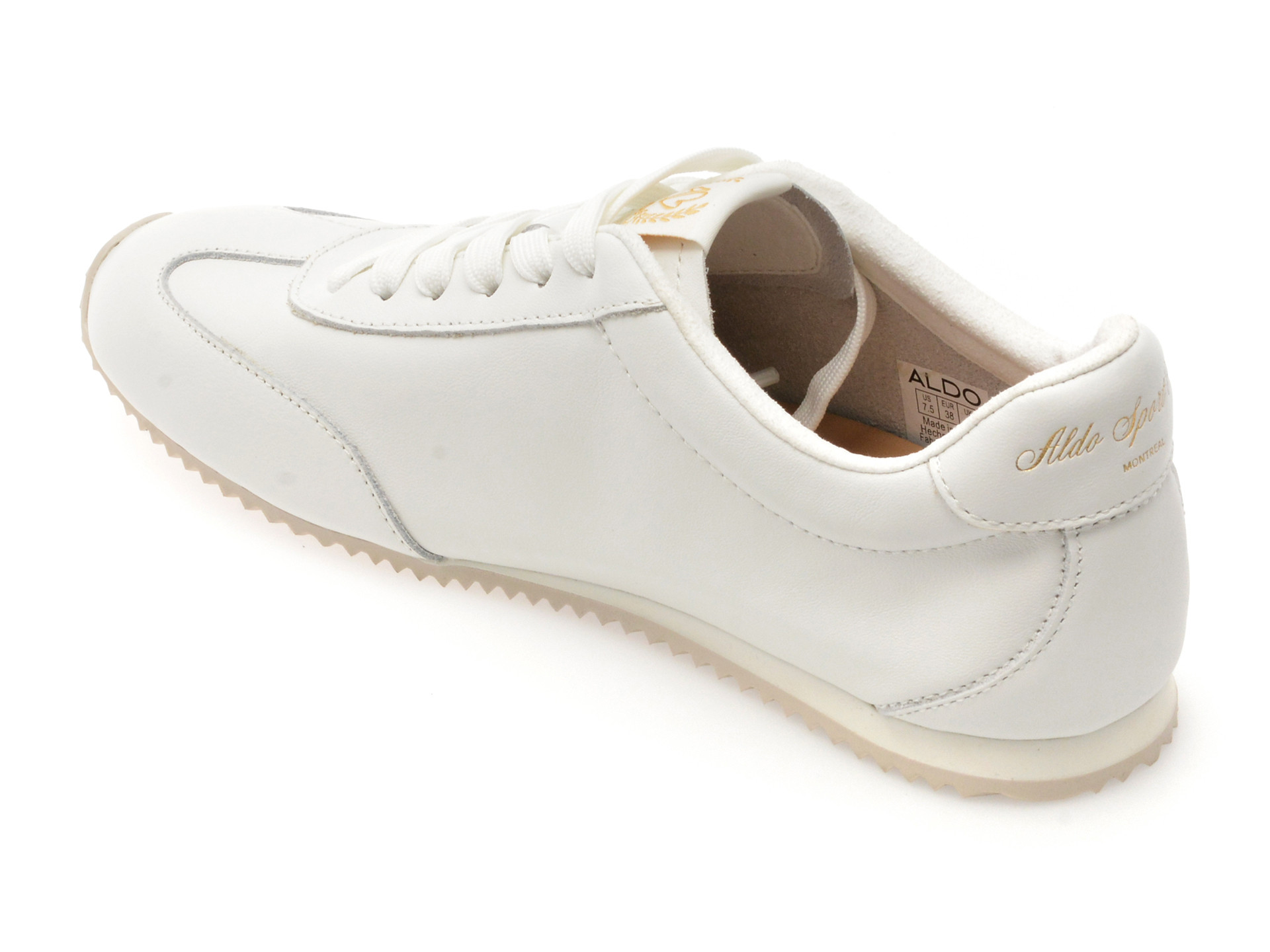 Pantofi sport ALDO albi, CAREFREE 100, din piele naturala