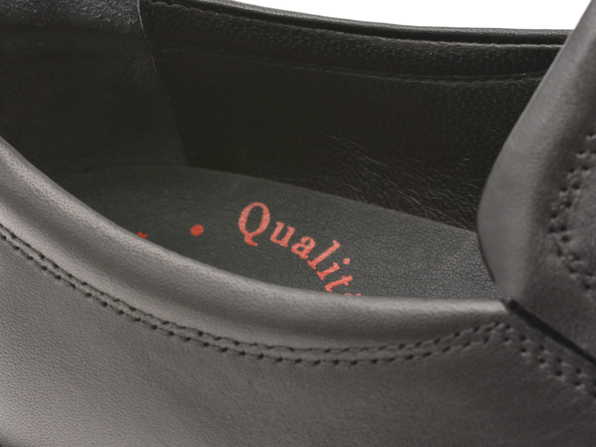 Pantofi OTTER negri, A61, din piele naturala