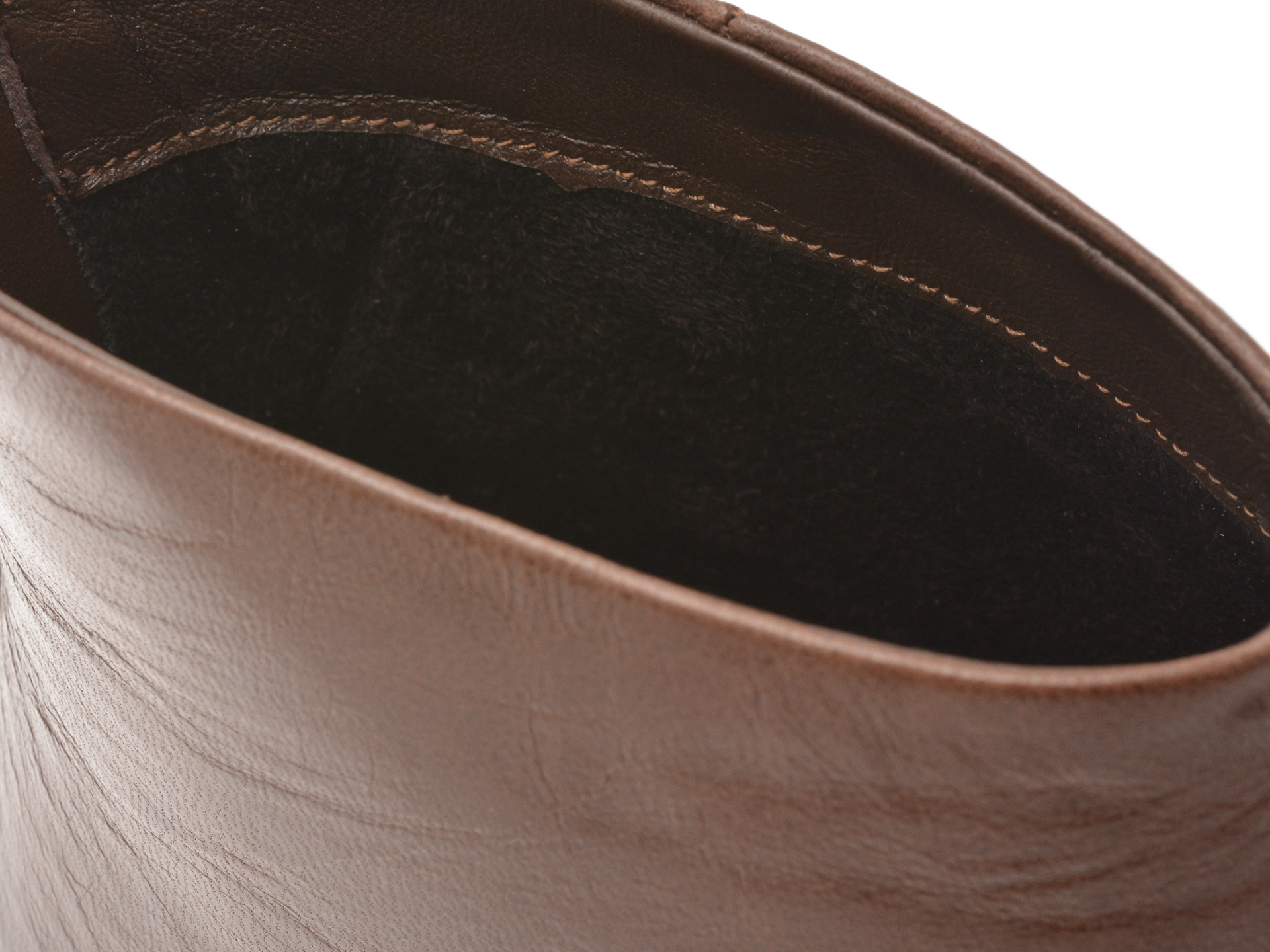 Botine EPICA maro, M77072, din piele naturala