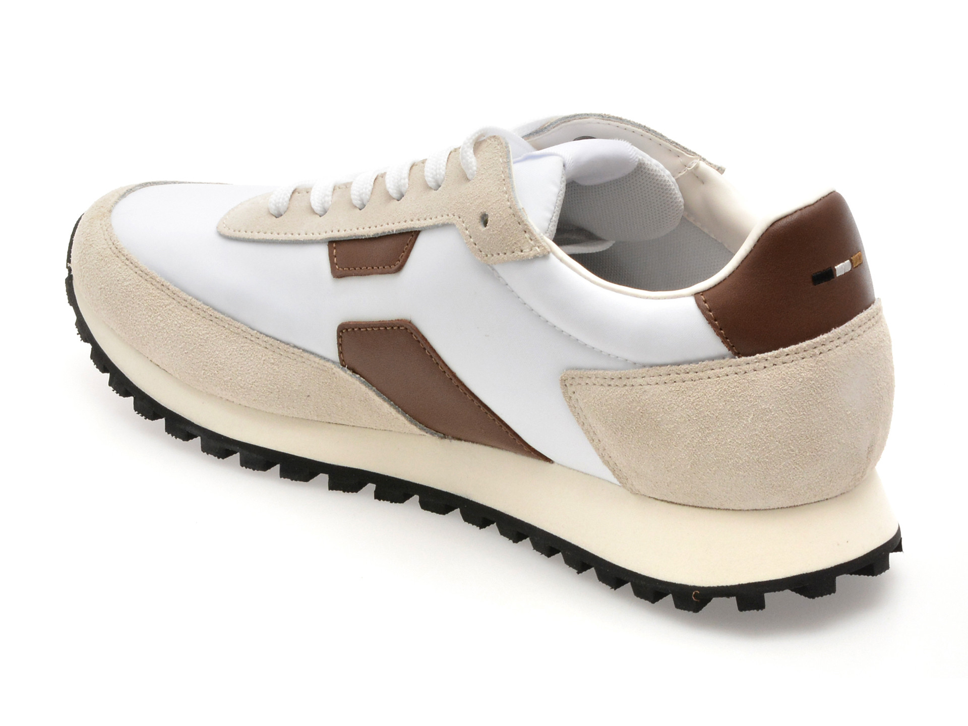 Pantofi sport BOSS albi, 8723, din material textil