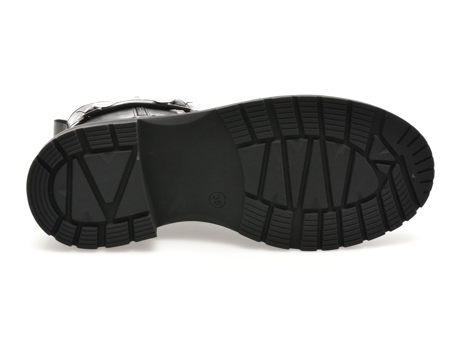 Ghete IMAGE negre, 1504181, din piele naturala