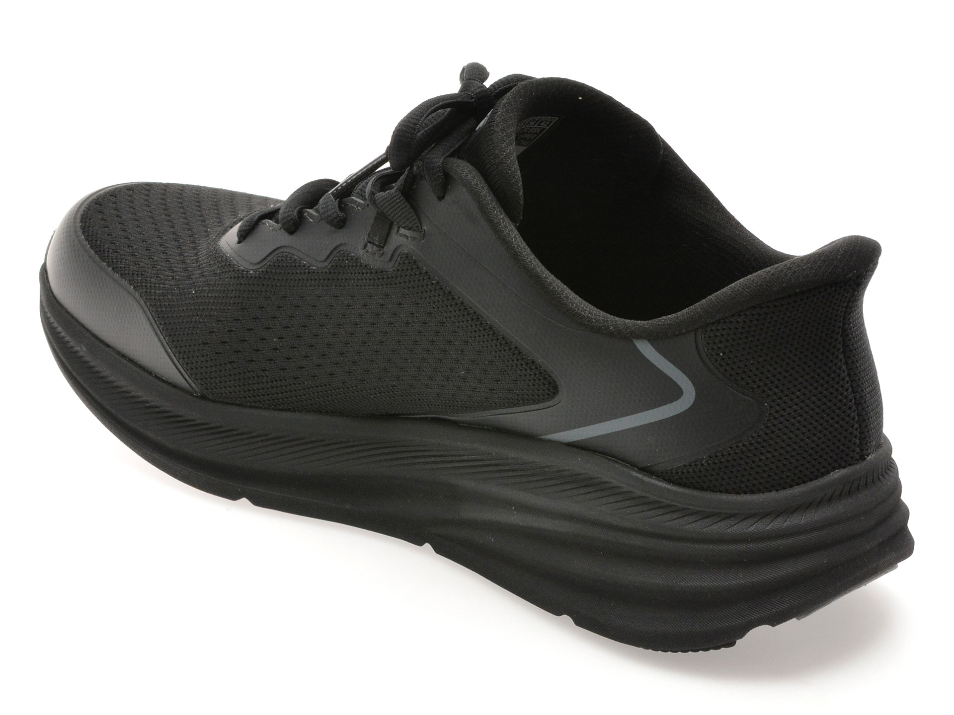 Pantofi sport SKECHERS negri, BOBS SKILLZ, din material textil