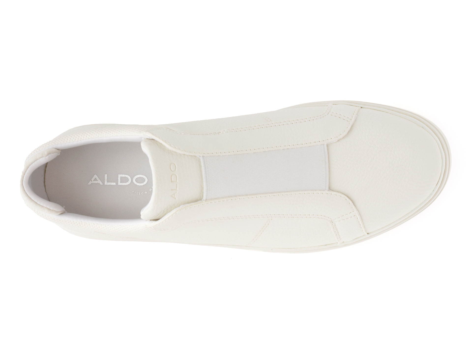 Pantofi sport ALDO albi, AROS 100, din piele ecologica