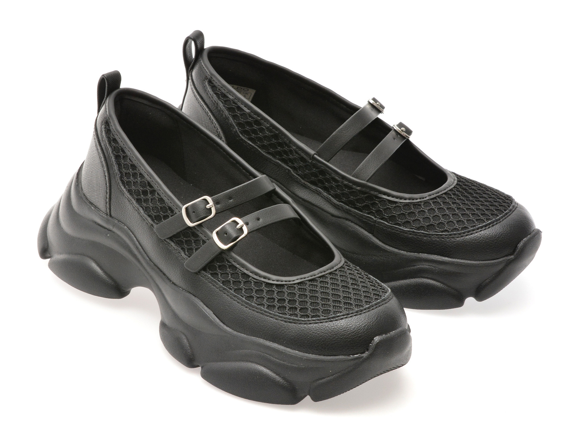 Pantofi ALDO negri, AETHERA 001, din piele ecologica