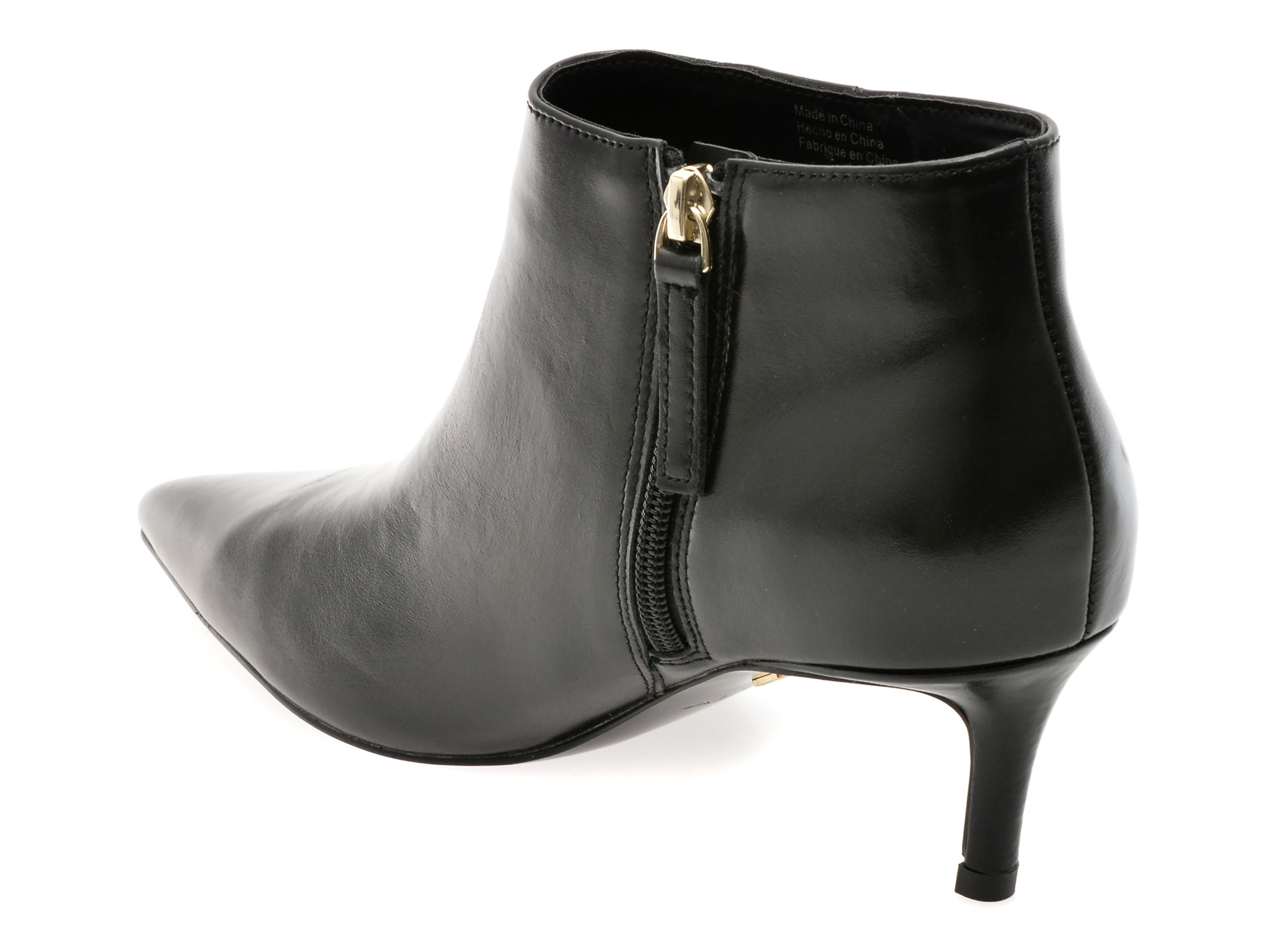 Botine elegante ALDO negre, KERALIN 001, din piele naturala