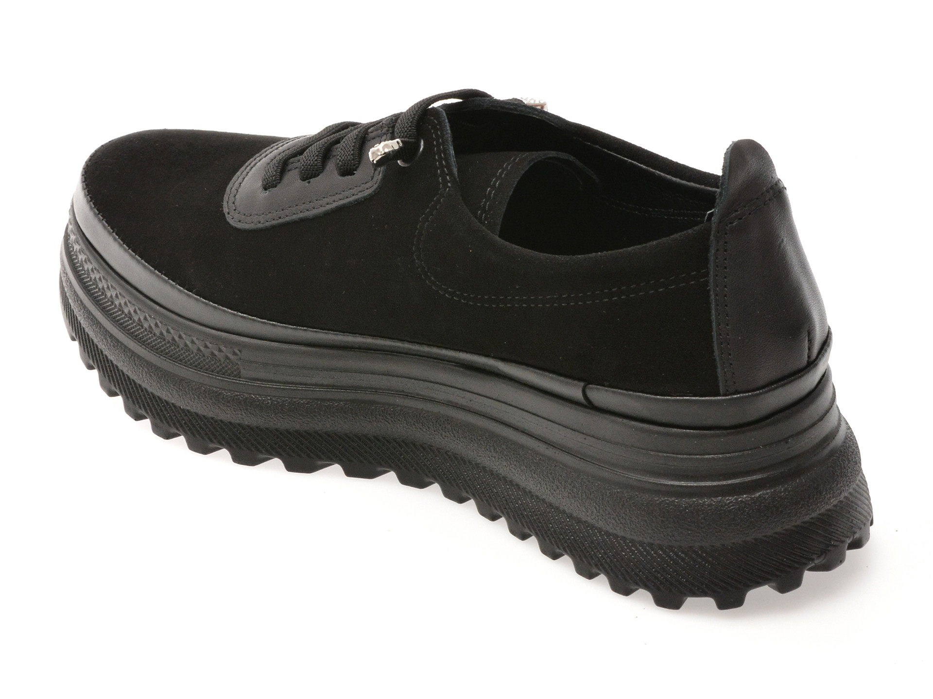 Pantofi image negri 387375 din piele intoarsa