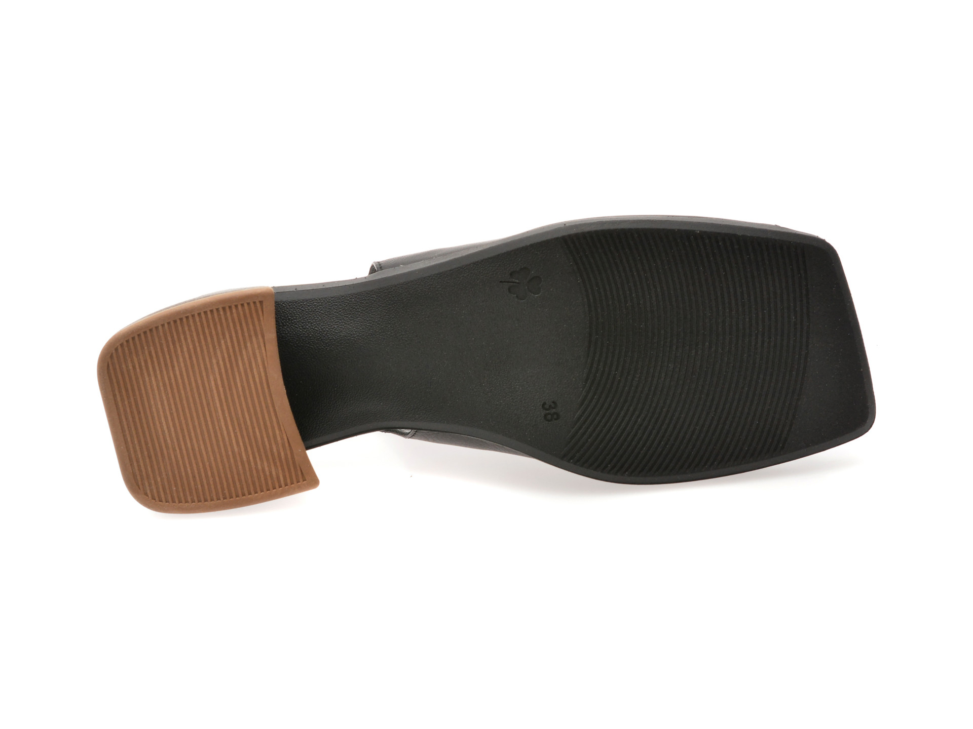 Sandale IMAGE negre, 4493603, din piele naturala