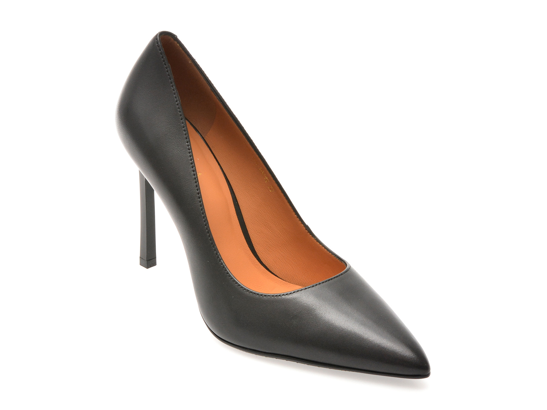 Pantofi eleganti EPICA negri, E19070, din piele naturala