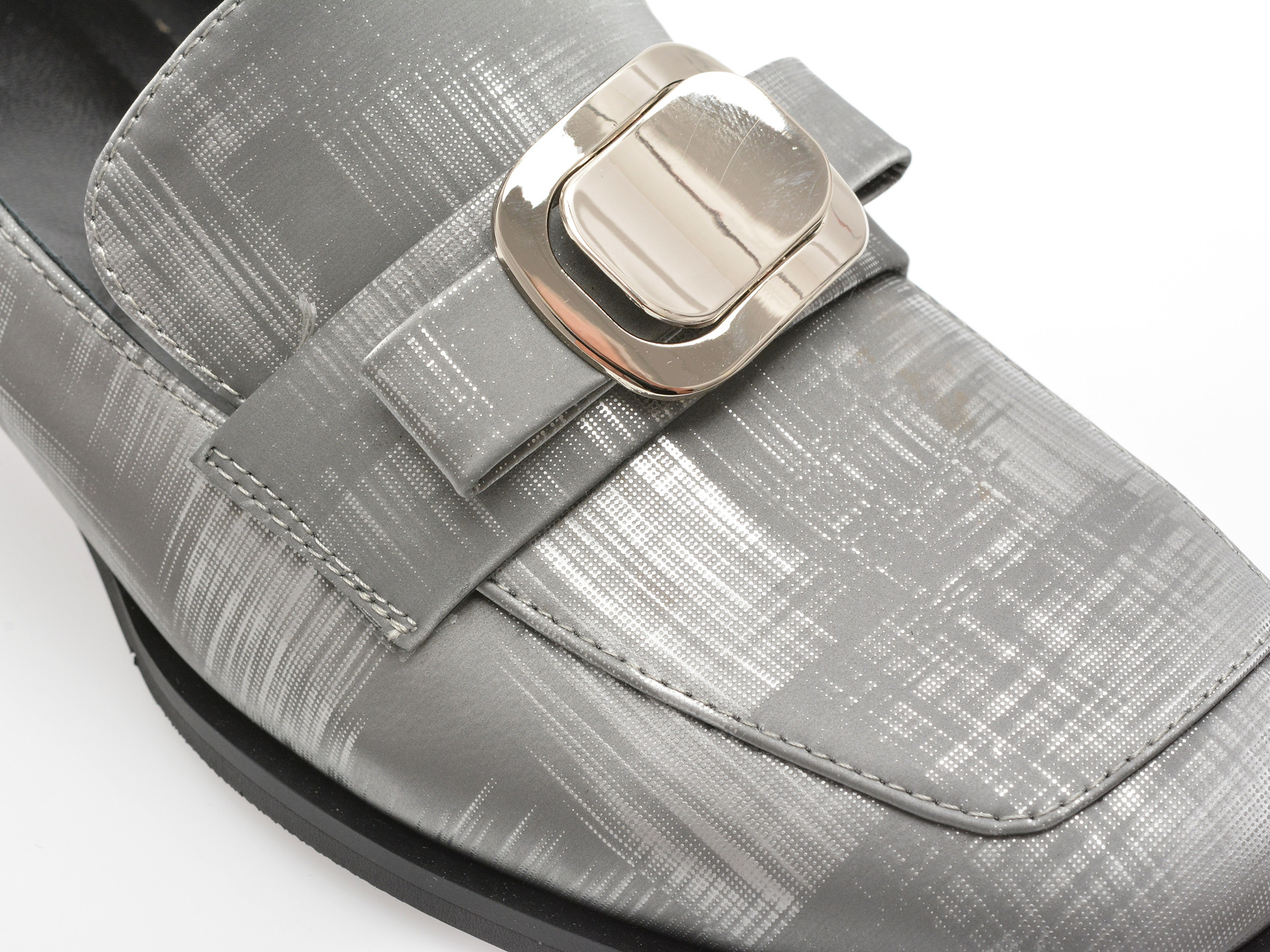 Mocasini epica gri 71874 din piele naturala