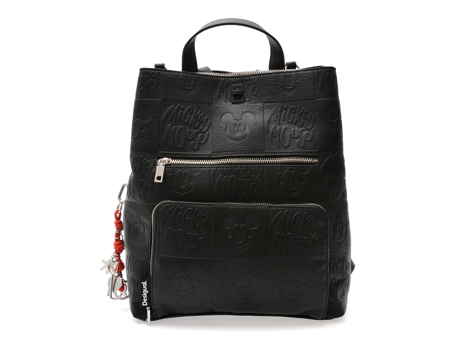 Geanta DESIGUAL negru, WAKP02, din piele ecologica