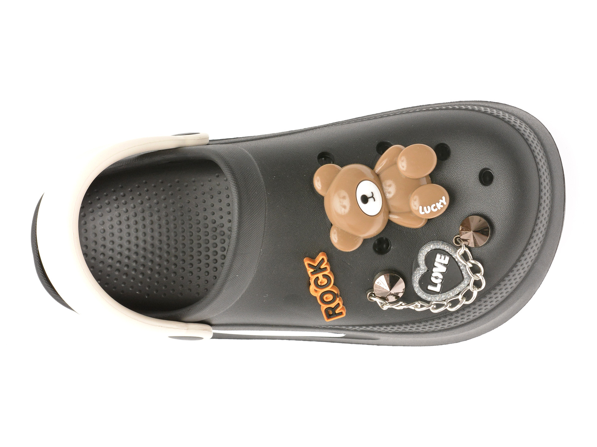 Papuci GRYXX negri, 258, din pvc