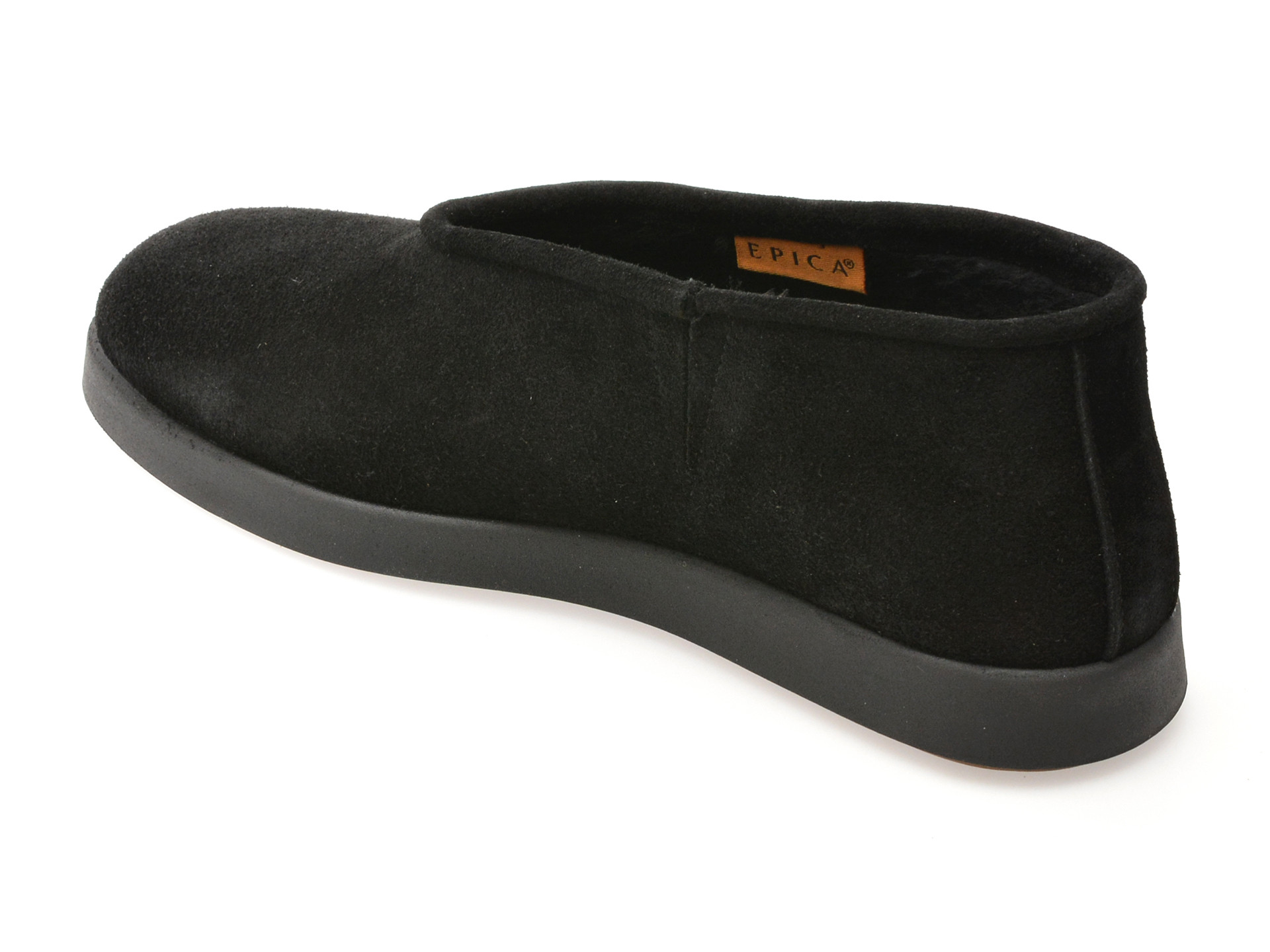 Pantofi EPICA negri, 3642605, din piele intoarsa