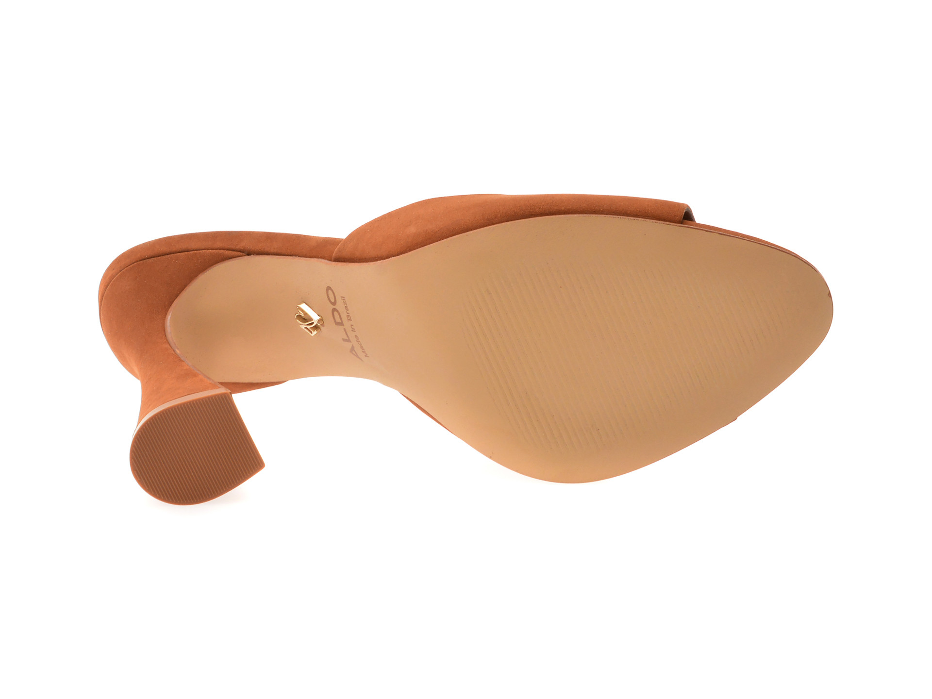 Papuci ALDO maro, RYLEA 210, din piele intoarsa