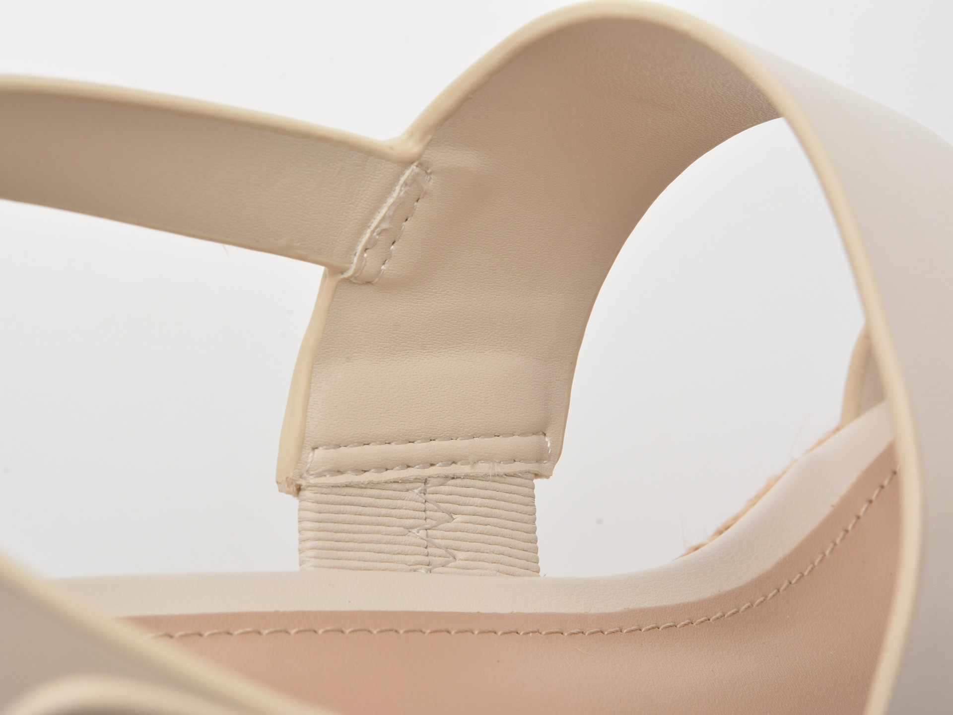 Sandale ALDO albe, KEONI 115, din piele ecologica