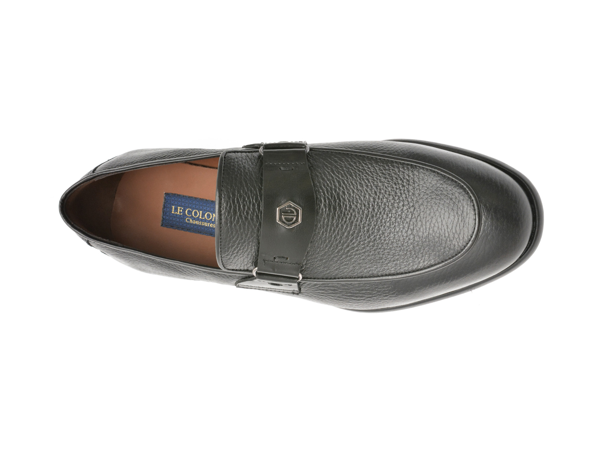 Mocasini eleganti LE COLONEL negri, 72709, din piele naturala