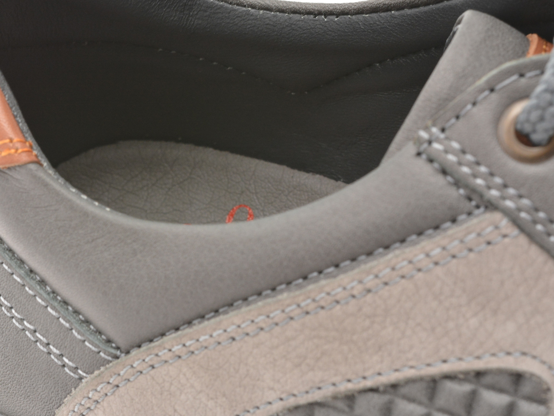 Pantofi sport OTTER gri, 1374, din piele naturala